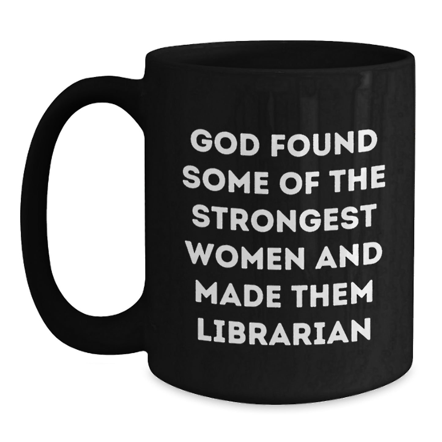 Librarian Humor Black Coffee Mugs Funny Quote Gifts for Librarians from Friends - Main