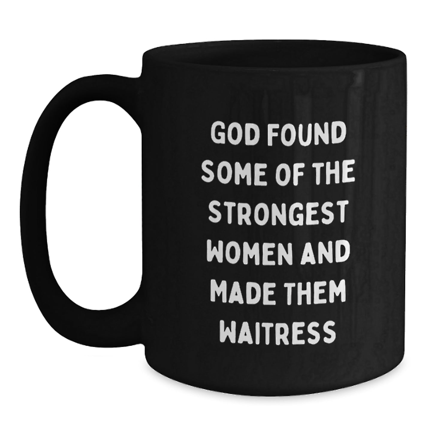 Gifts from Friends for the Strongest Women, Funny Black Coffee Mug, Birthday Unique Gifts - Main