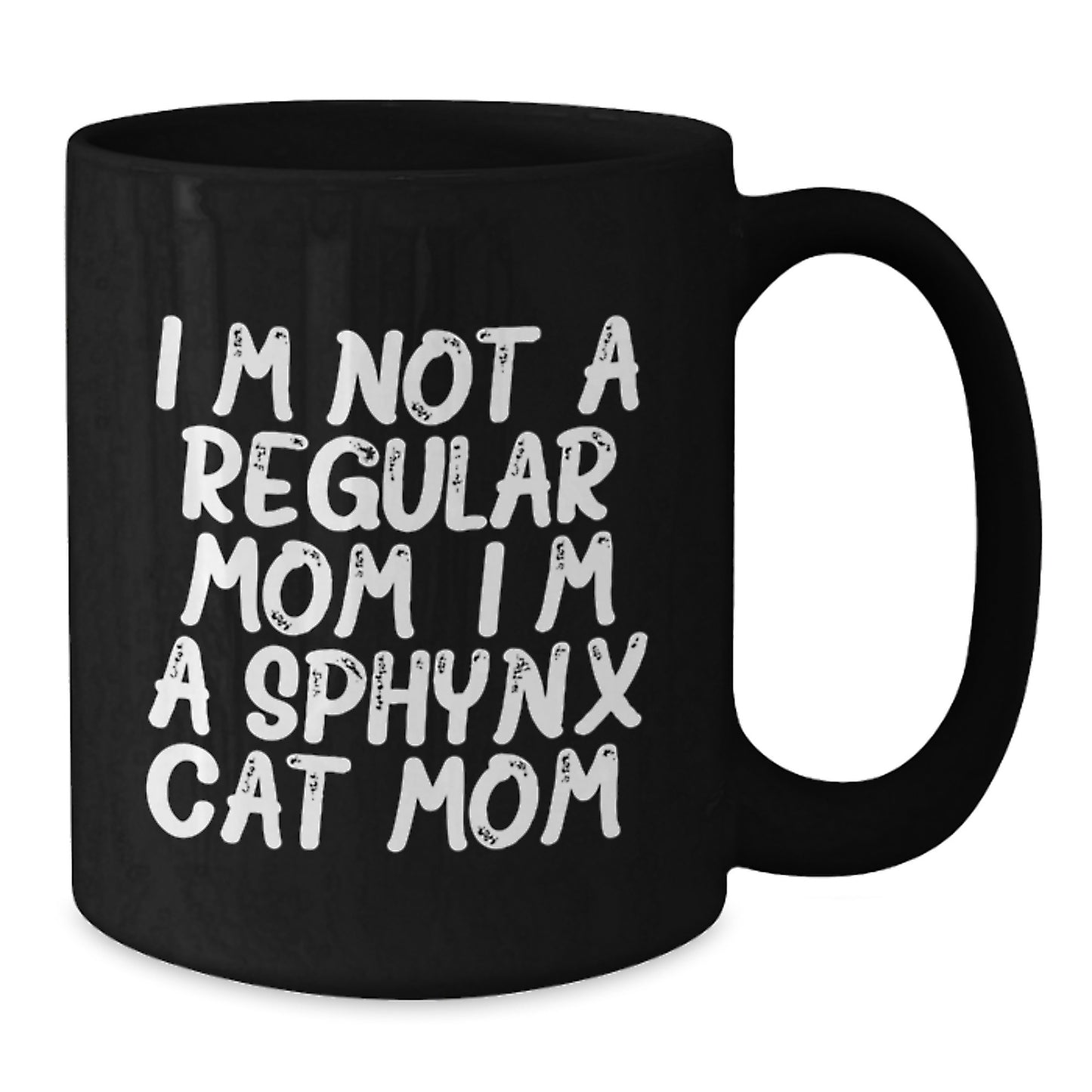 Sphynx Cat Mom Funny Gifts from Friends, Sphynx Cat Black Coffee Mug, Inspirational Quote for Sphynx Cat Lovers, Unique Graduation Gifts for Her, Gifts for Sphynx Cat Enthusiasts - Additional