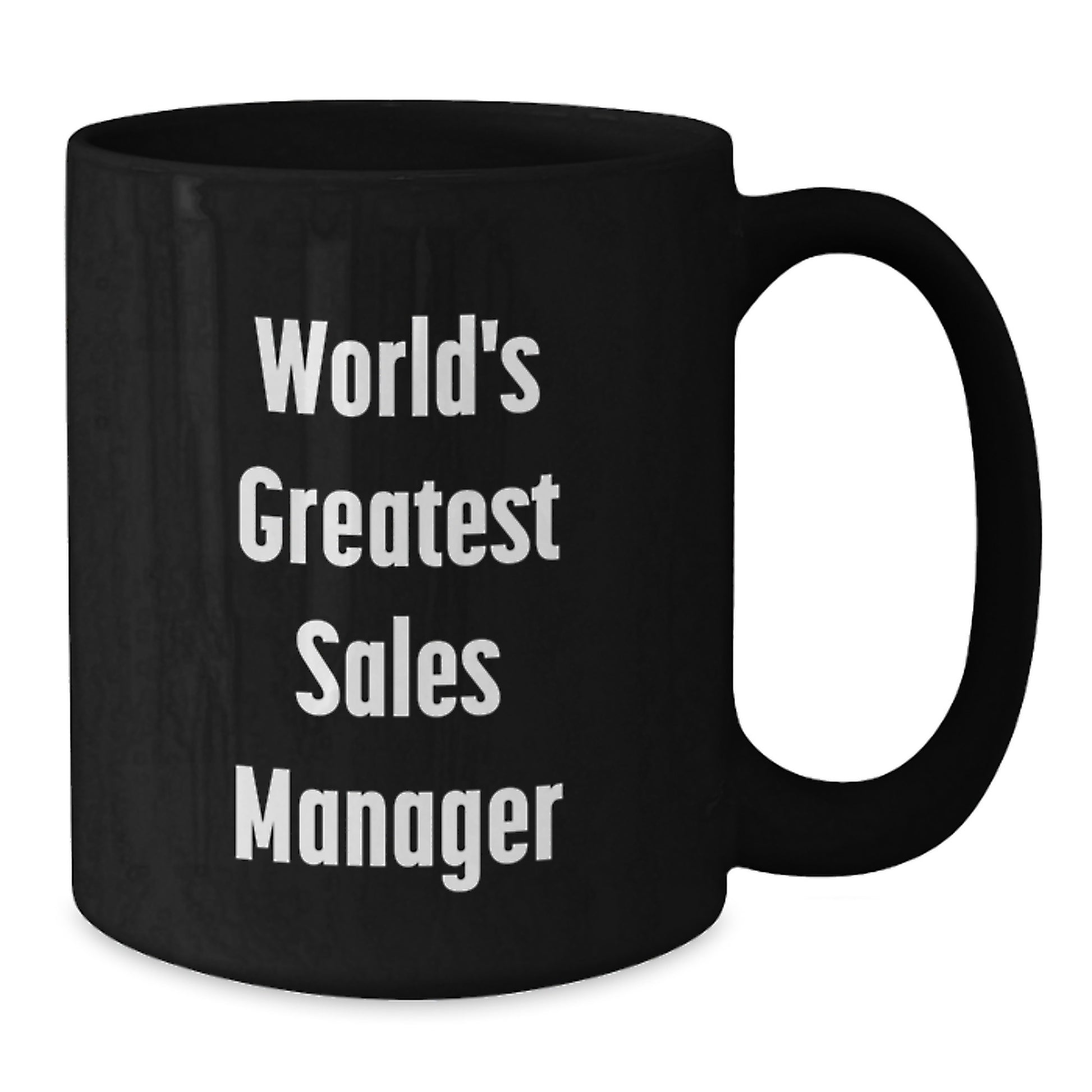 Funny Sales Manager Gifts from Men, World's Greatest Sales Manager Black Coffee Mug, Unique Mother's Day Unique Gifts for Sales Manager - Additional