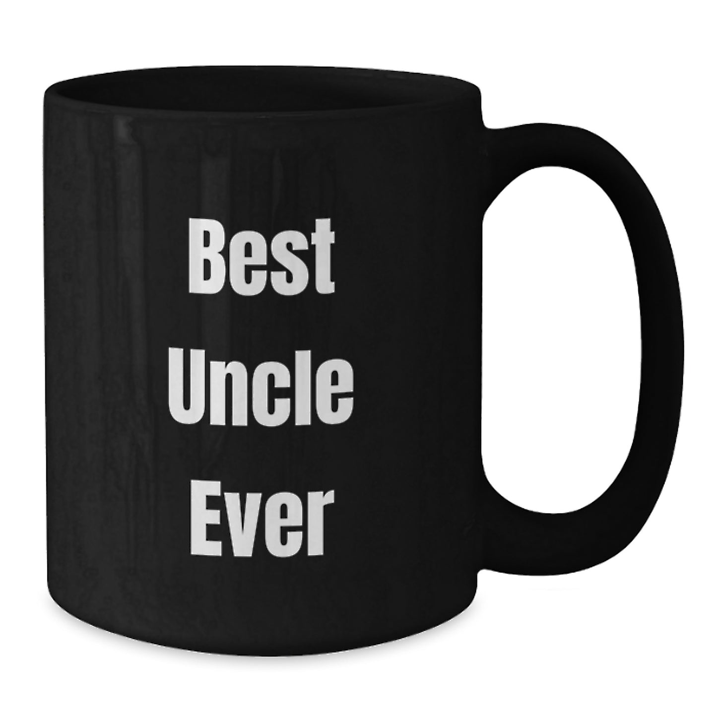 Funny Best Uncle Ever Christmas Unique Gifts for Uncle from Men, Black Coffee Mug - Additional
