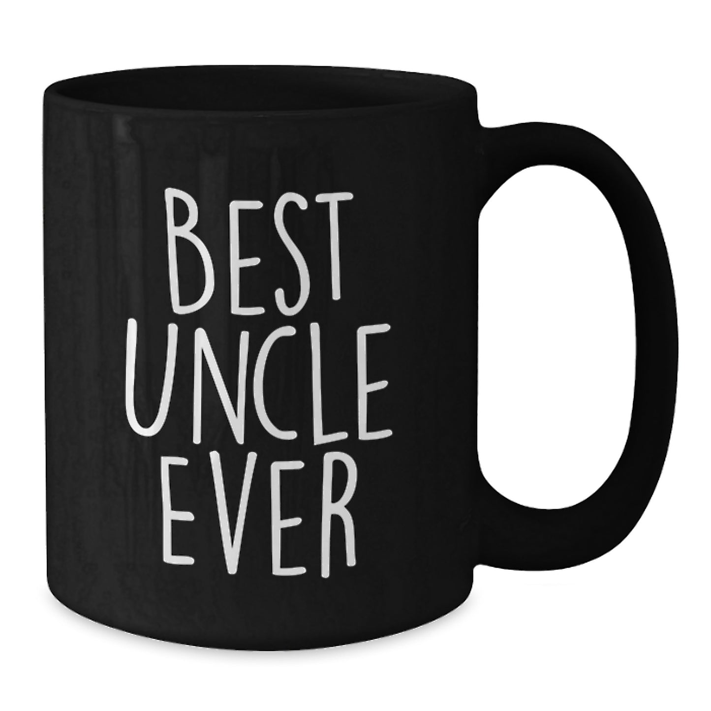 Funny Best Uncle Ever Gifts for Men from Family Black Coffee Mug - Christmas Unique Mugs for Uncle - Additional