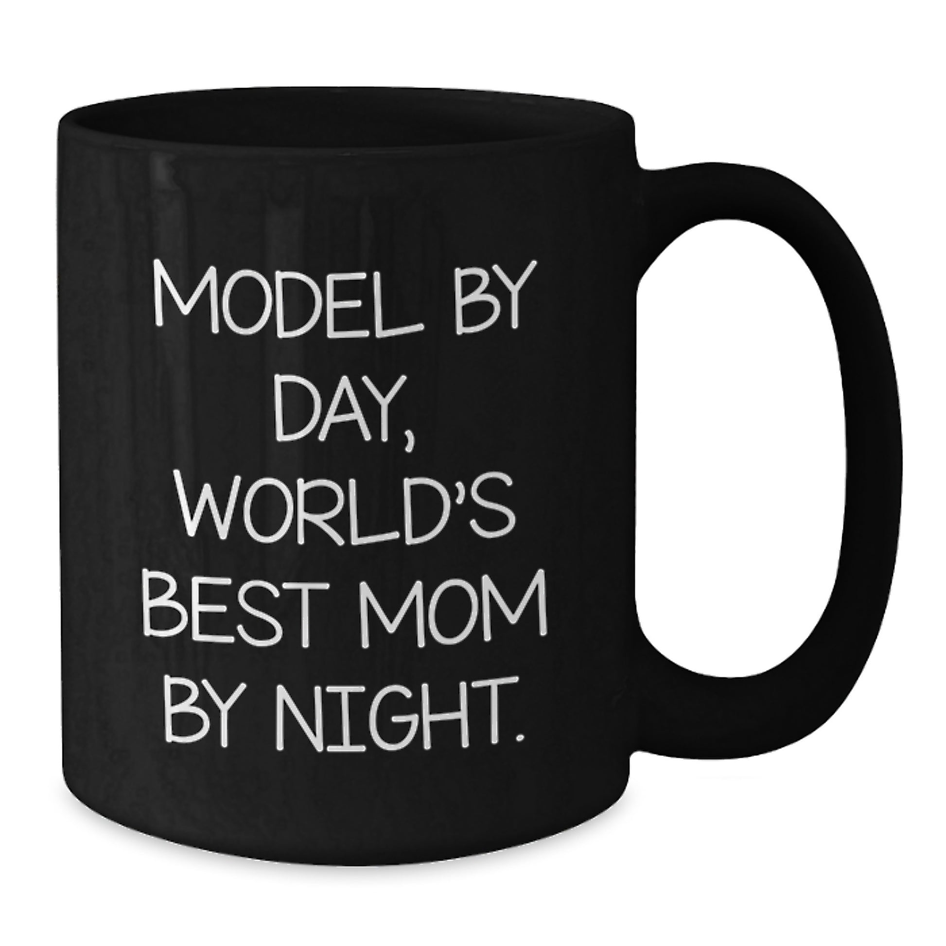 Funny Model Gifts, Black Coffee Mug for Model Enthusiasts - Valentine's Unique Gifts from Family to Friends - Additional