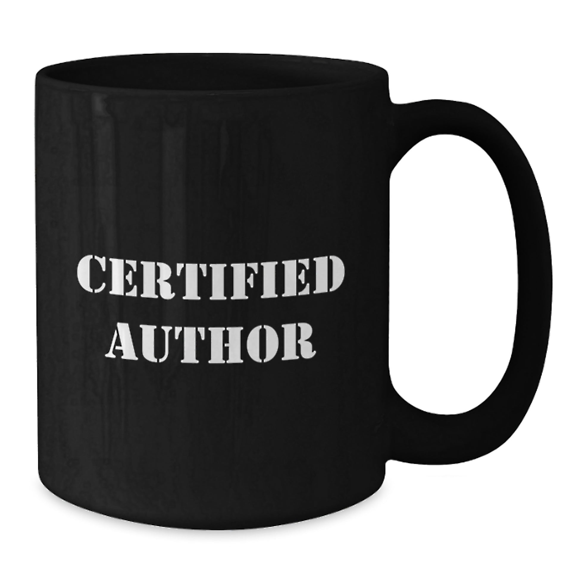 Funny Author Gifts from Friends for Author - Unique Black Coffee Mug for Author Lovers - Christmas Unique Gifts - Additional