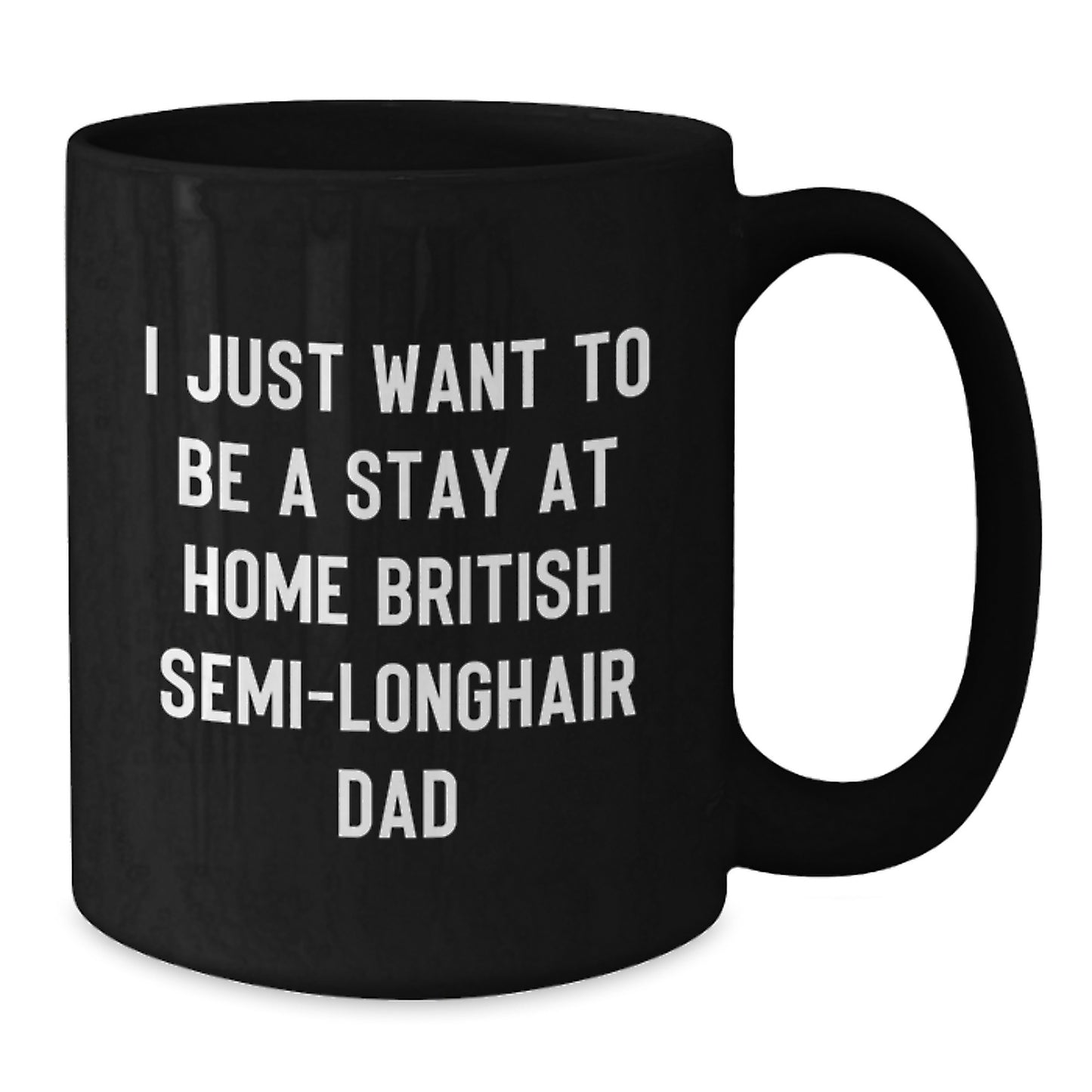 British Semi-Longhair Cat Lover Funny Coffee Mug Gifts from Friends and Family for Christmas - Additional