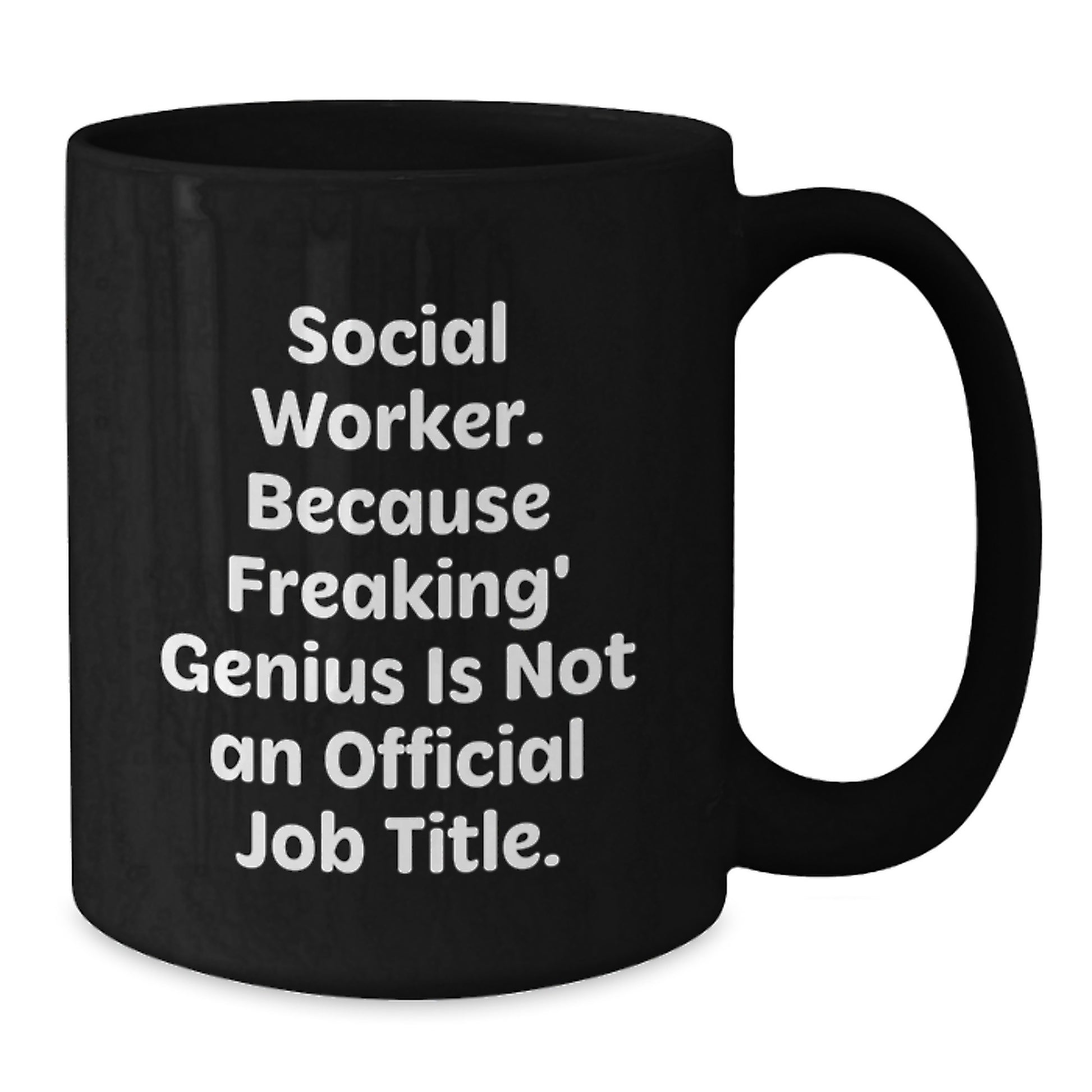 Social Worker Gifts Funny Quote Black Coffee Mugs for Graduation, Gifts from Family, Friends, Coworkers to Social Worker, Men, Women - Additional