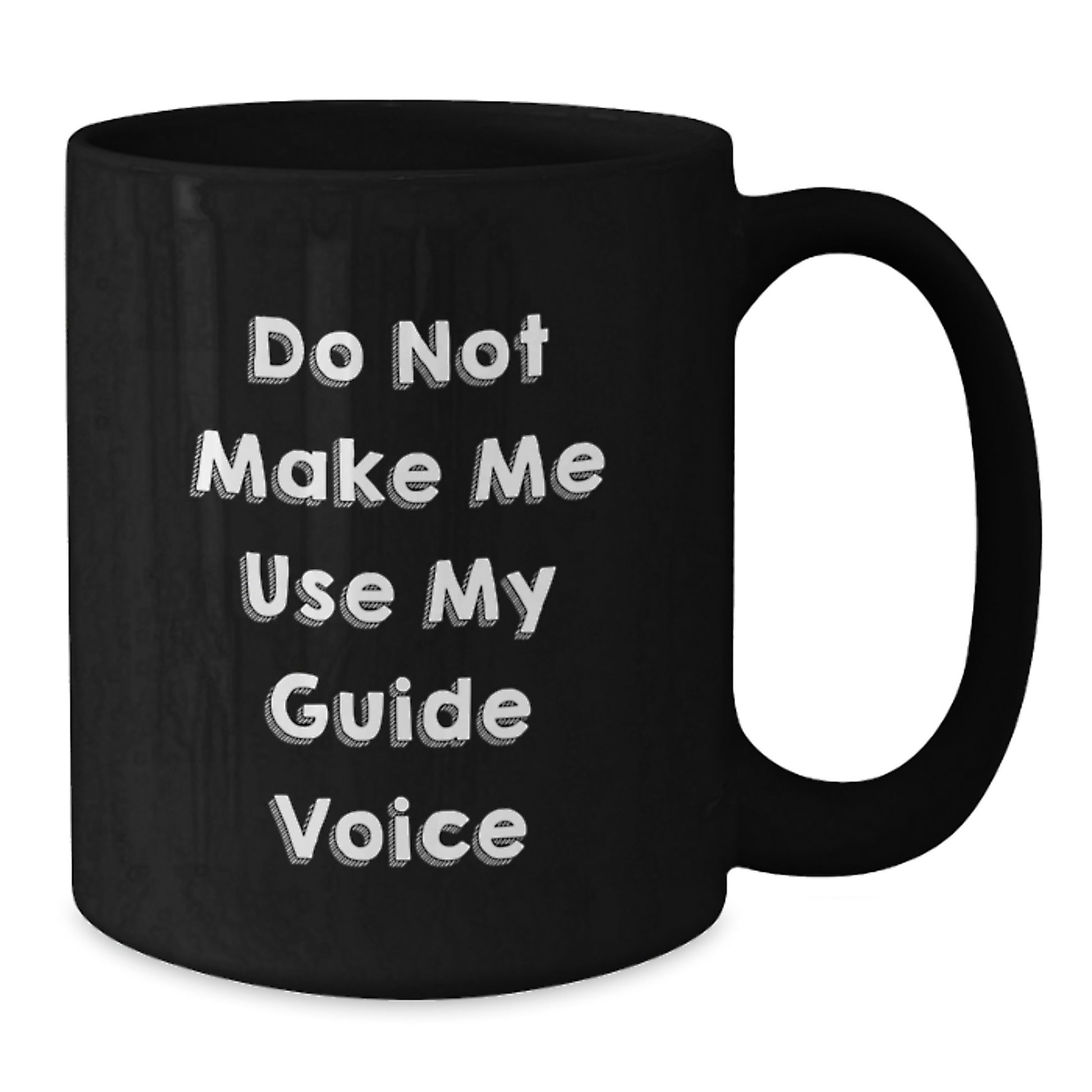 Funny Guide Gifts from Men to Guide Enthusiasts, Gift for Guide, Black Coffee Mug, Mother's Day Unique Gifts - Additional