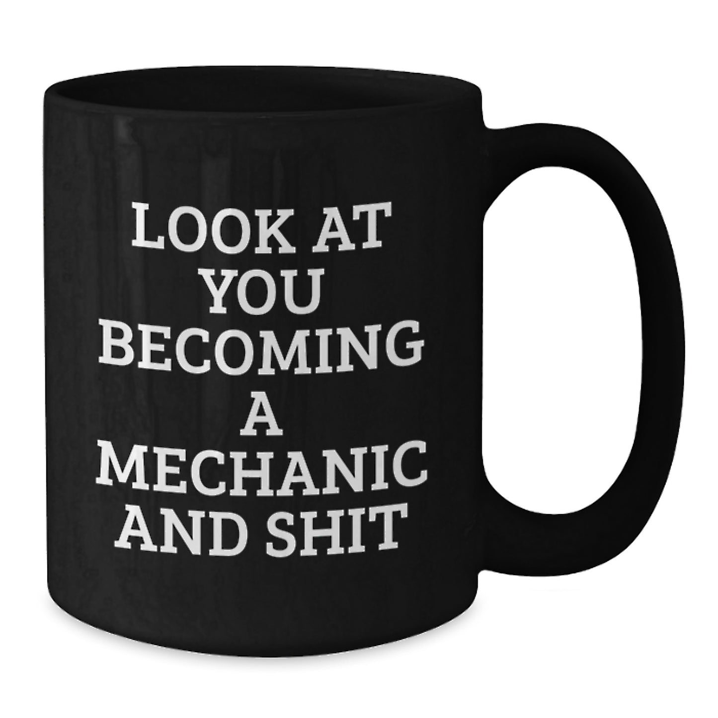 Funny Mechanic Gifts for Guys Funny Black Coffee Mugs from Friends, Unique Mechanic Graduation Gifts for Men - Additional