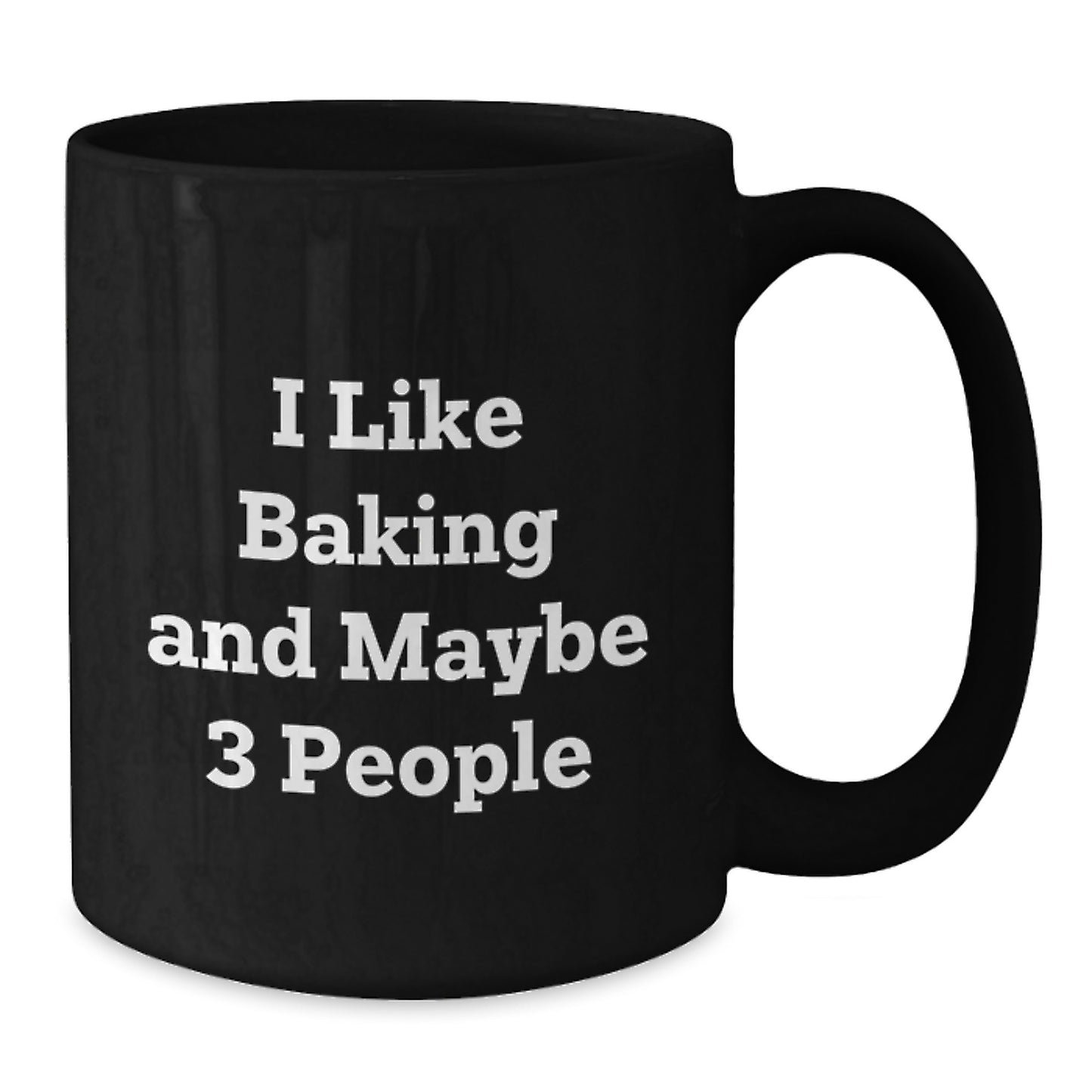 Baking Lover's Humor, Funny Baking Gifts for Friends, Unique Black Coffee Mug for Graduation - Additional