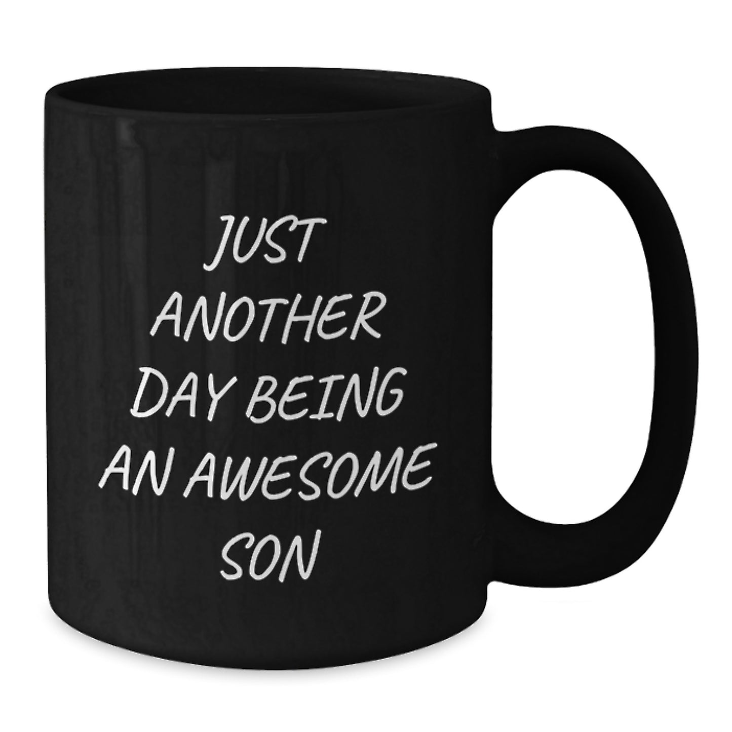 Funny Quote Son Gifts, Black Coffee Mug for Men Dad, Valentine's Unique Gift Ideas for Son - Additional