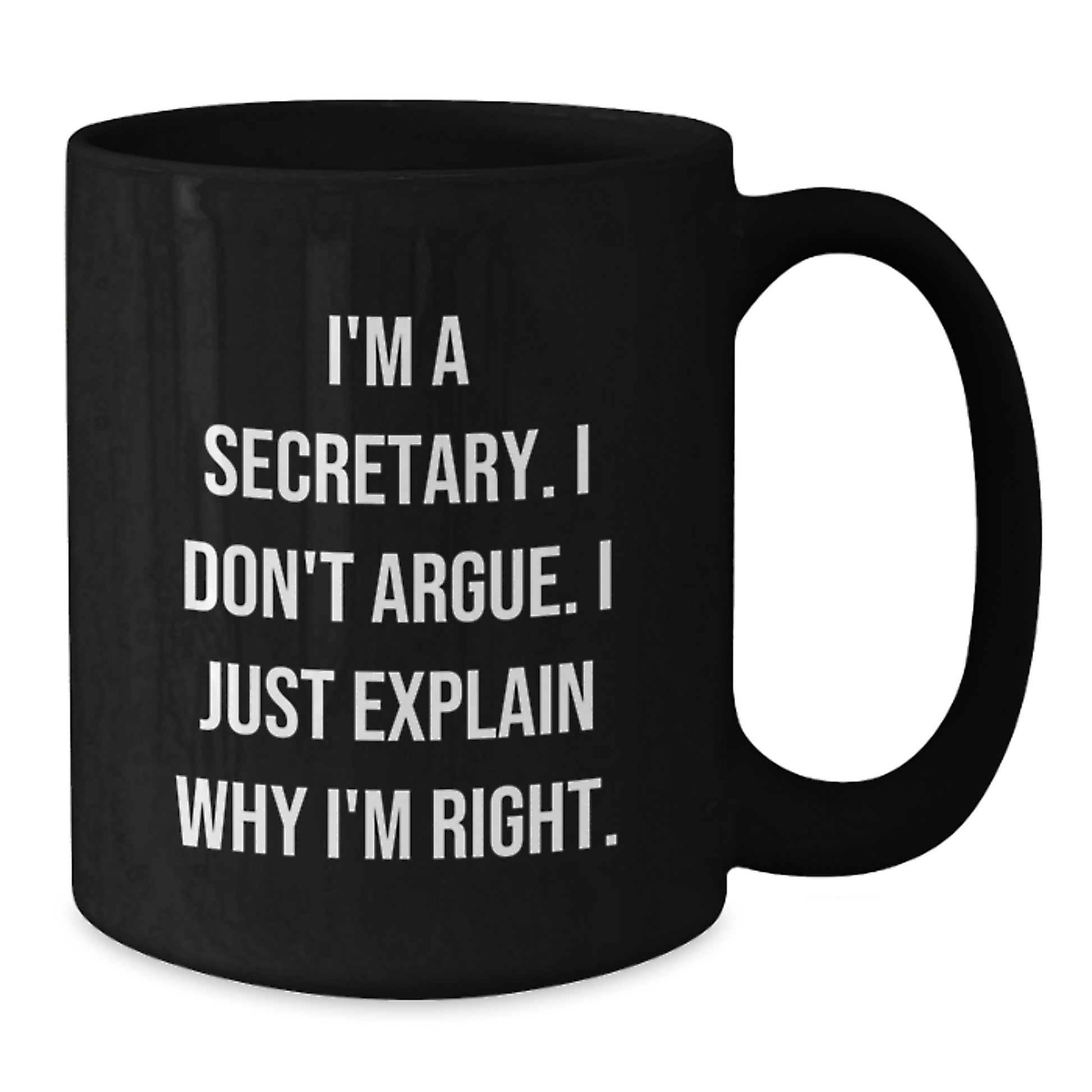 Funny Secretary Quotes Black Coffee Mugs Gifts from Friends for Secretary Graduation Unique - Additional
