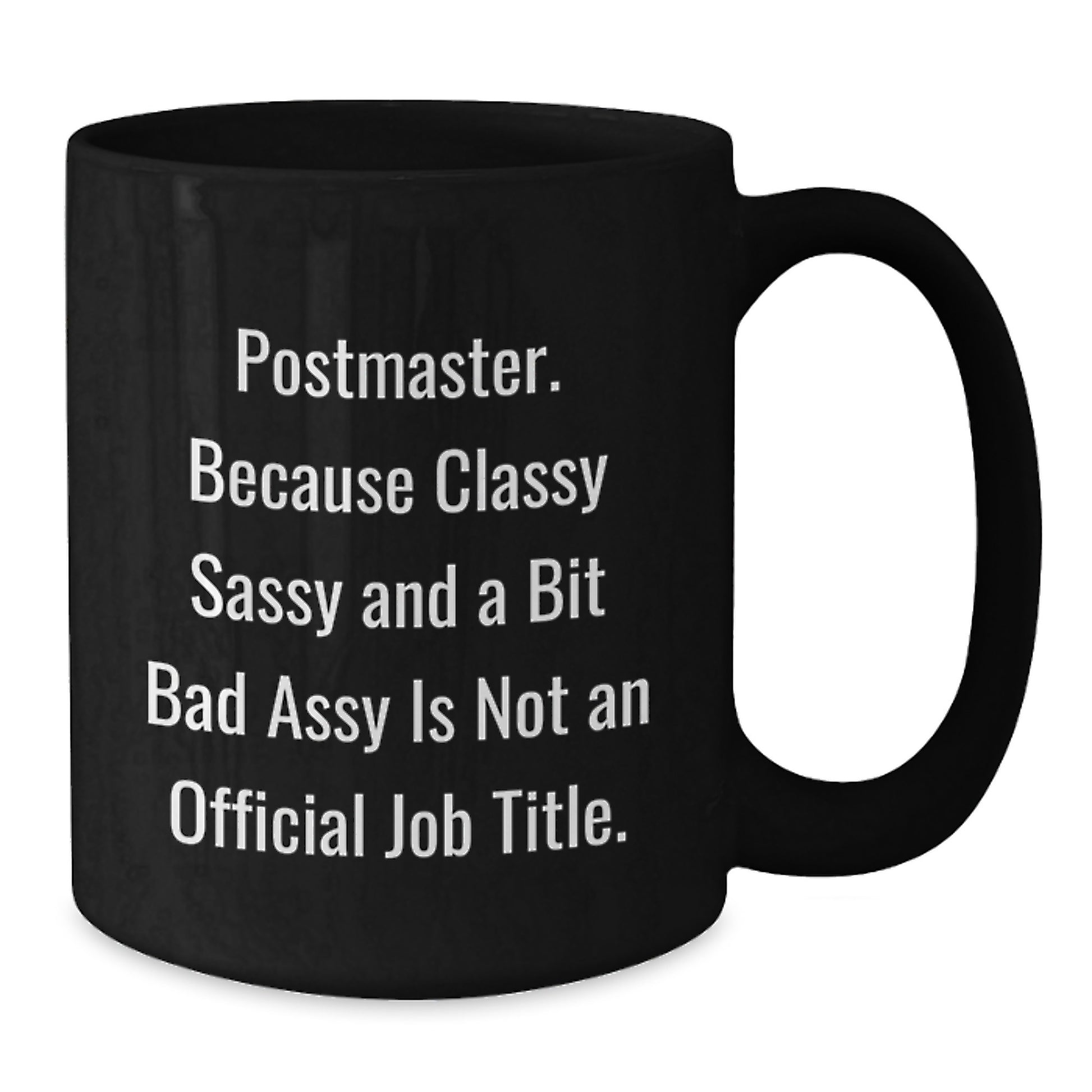 Postmaster Gifts from Friends, Funny Black Coffee Mugs for Postmaster, Mother's Day Unique Postmaster Gifts - Additional