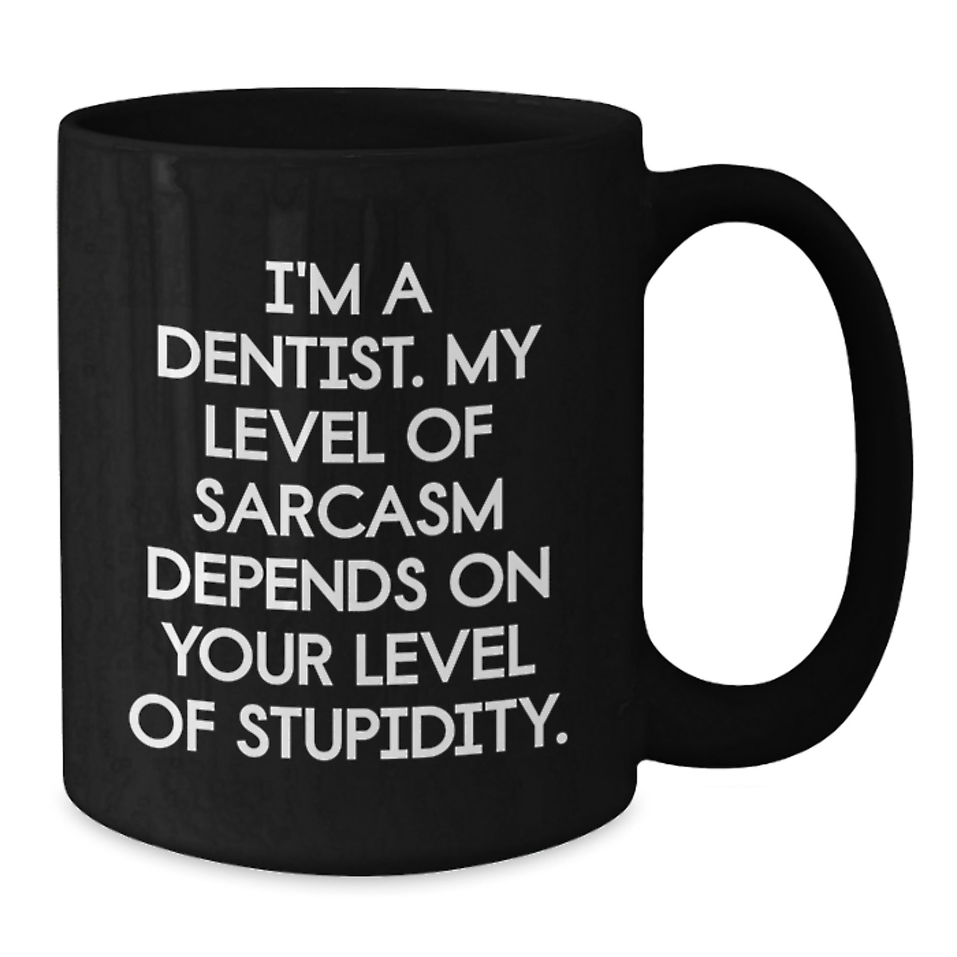 Funny Dentist Gifts for Men Graduation Unique Black Coffee Mugs from Friends - Additional