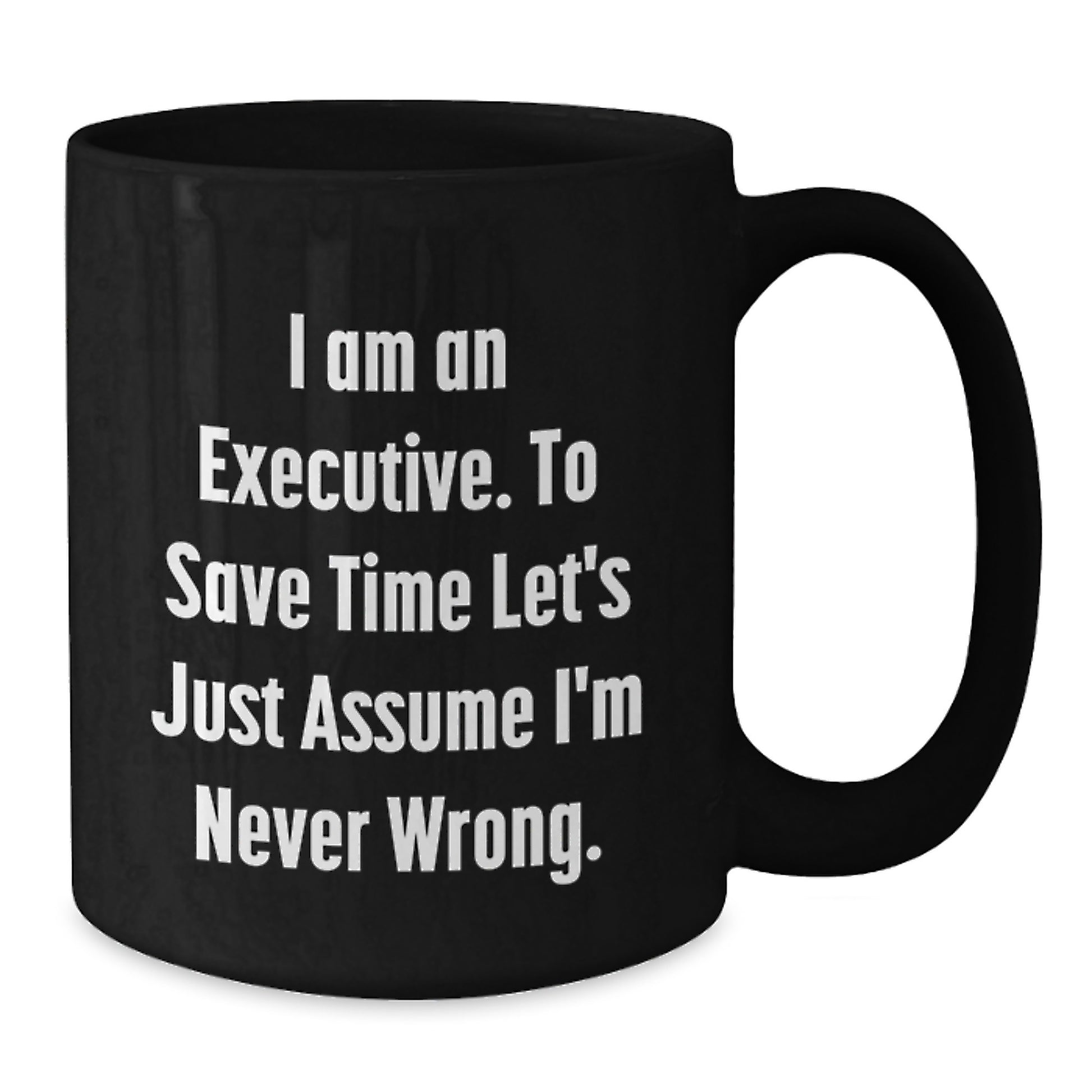 Funny Executive Valentine's Unique Gifts from Friends for Executive Men Black Coffee Mugs - Additional