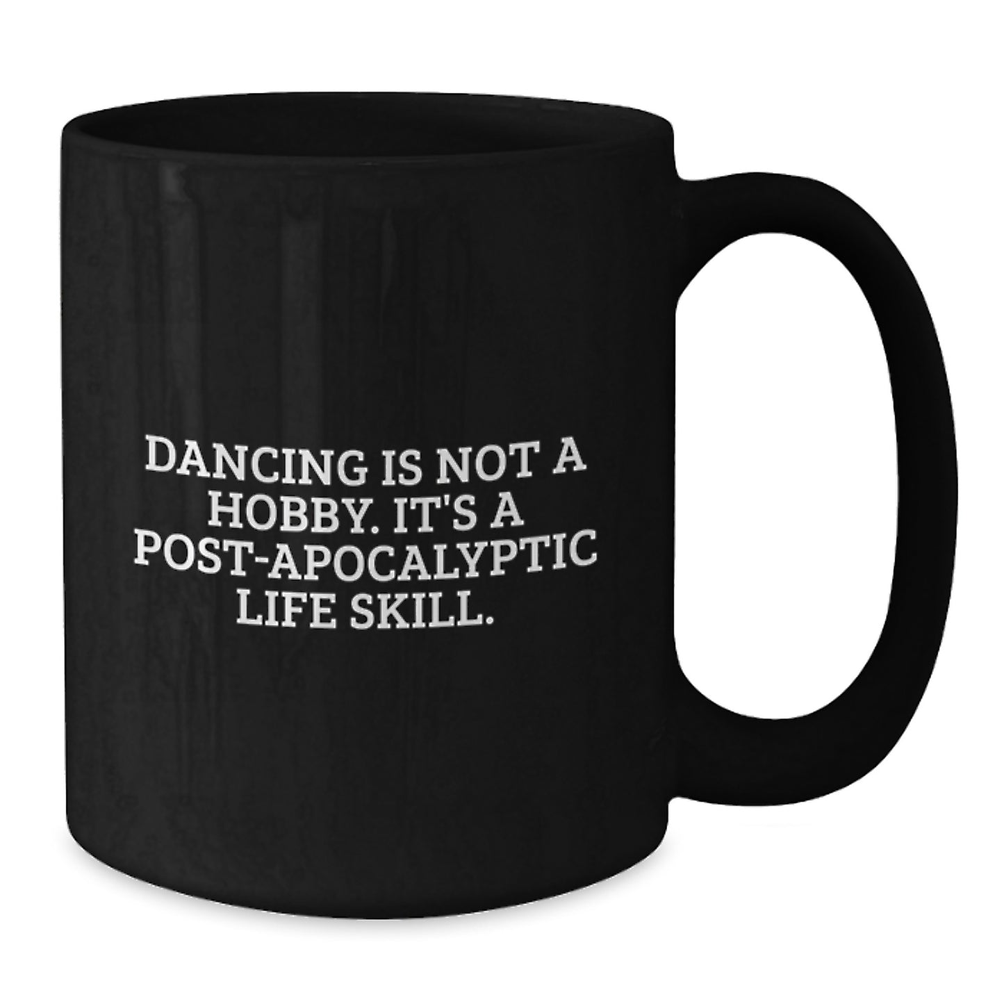 Funny Dancing Gifts for Men, Cute Black Coffee Mug, Birthday Unique Gifts from Friends - Additional