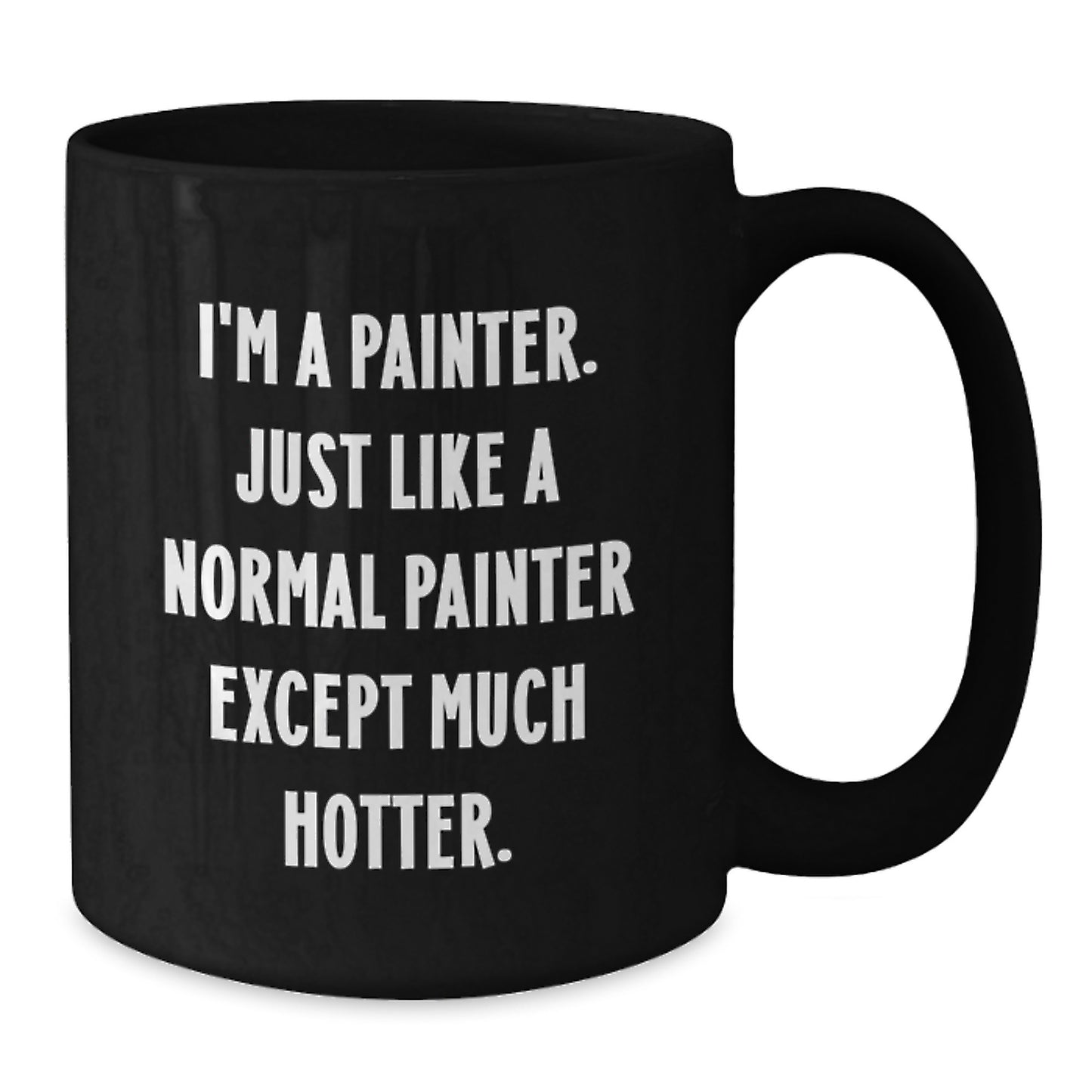 Funny Painter Gifts for Men, Gifts from Friends for Painter Dad, Unique Black Coffee Mug - Additional
