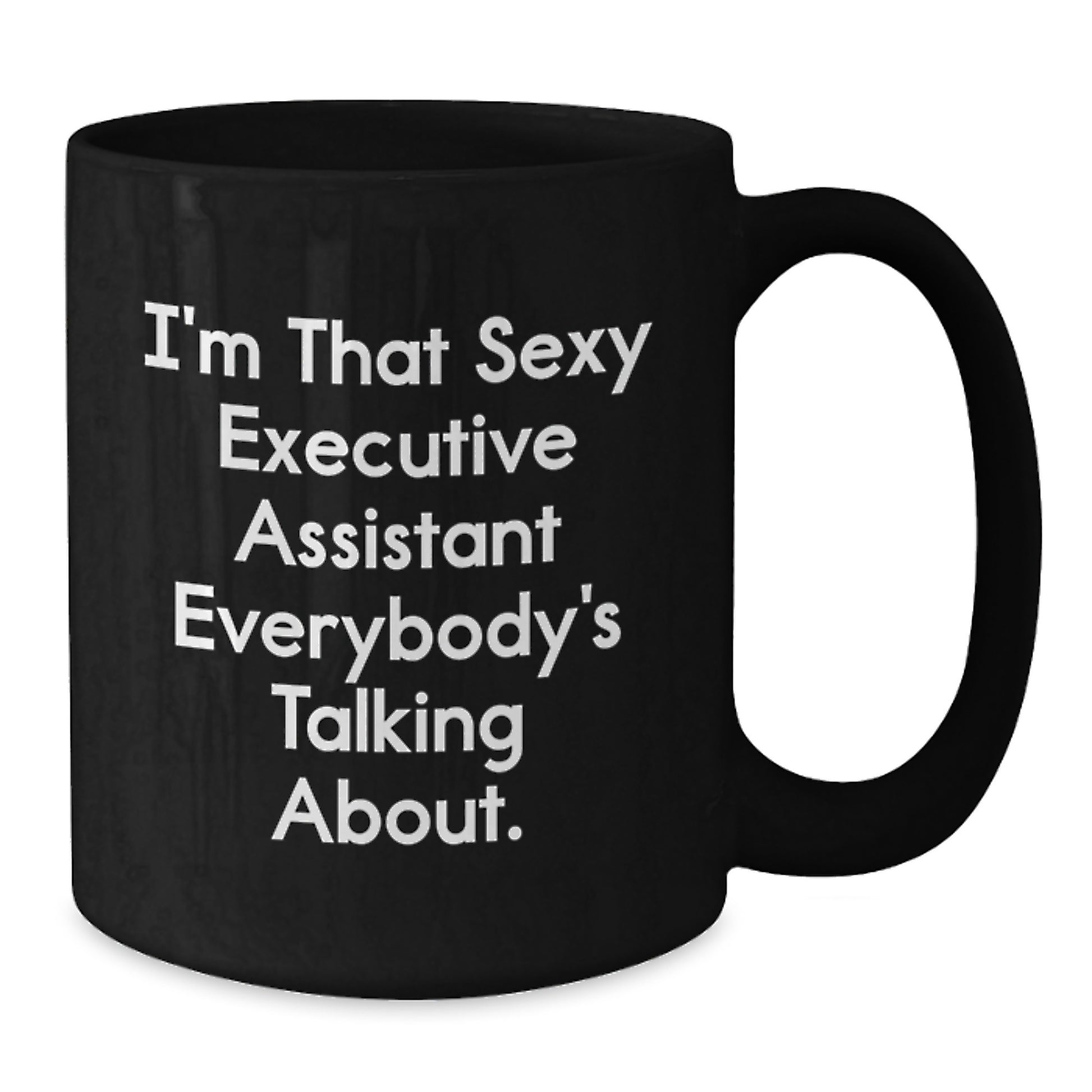 Funny Executive Assistant Gifts from Men to Women, Unique Christmas Memorable Presents for Executive Assistant Friends, Black Coffee Mug - Additional