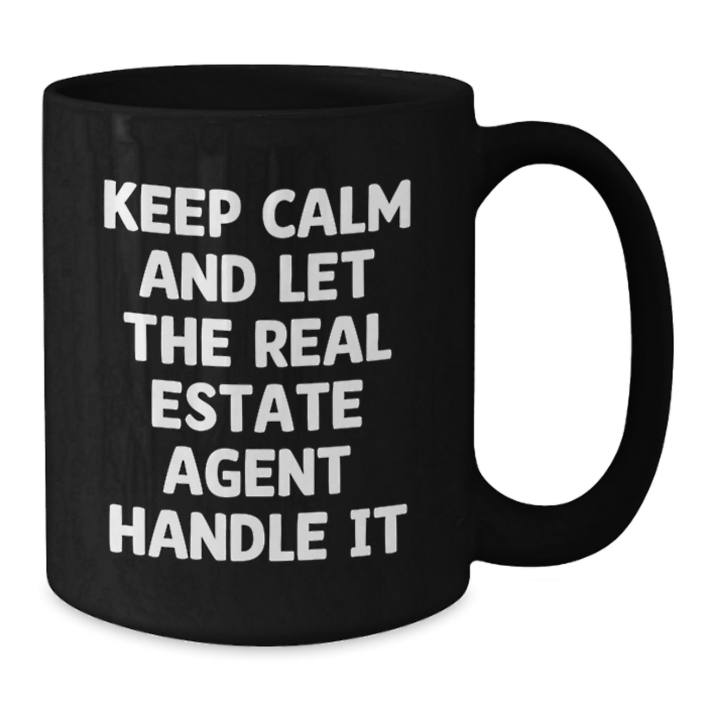 Gifts from Friends for Real Estate Agent Black Coffee Mugs Funny Valentine's Unique - Additional