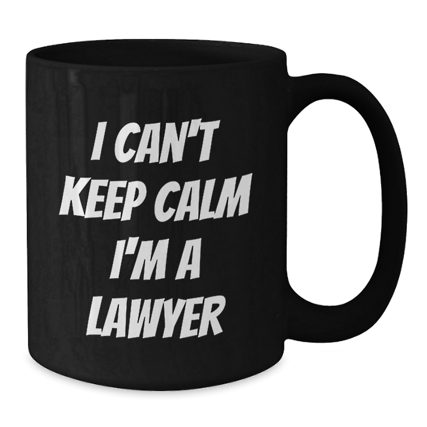 Funny Lawyer Gifts for Birthday - Gifts from Friends to Lawyer I Can't Keep Calm I'm A Lawyer Black Coffee Mug - Additional