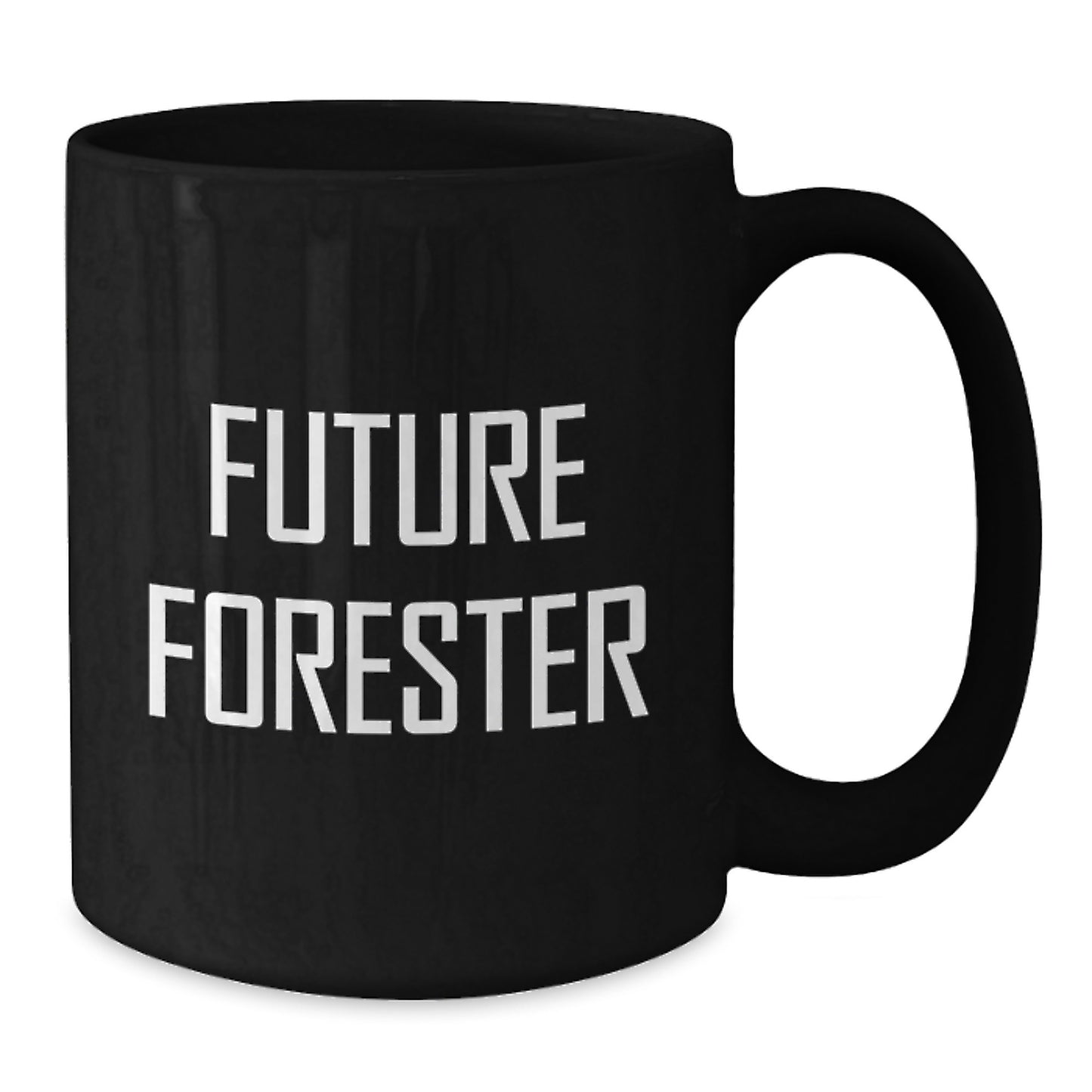 Funny Future Forester Black Coffee Mug Gifts from Friends Family for Christmas Unique - Additional