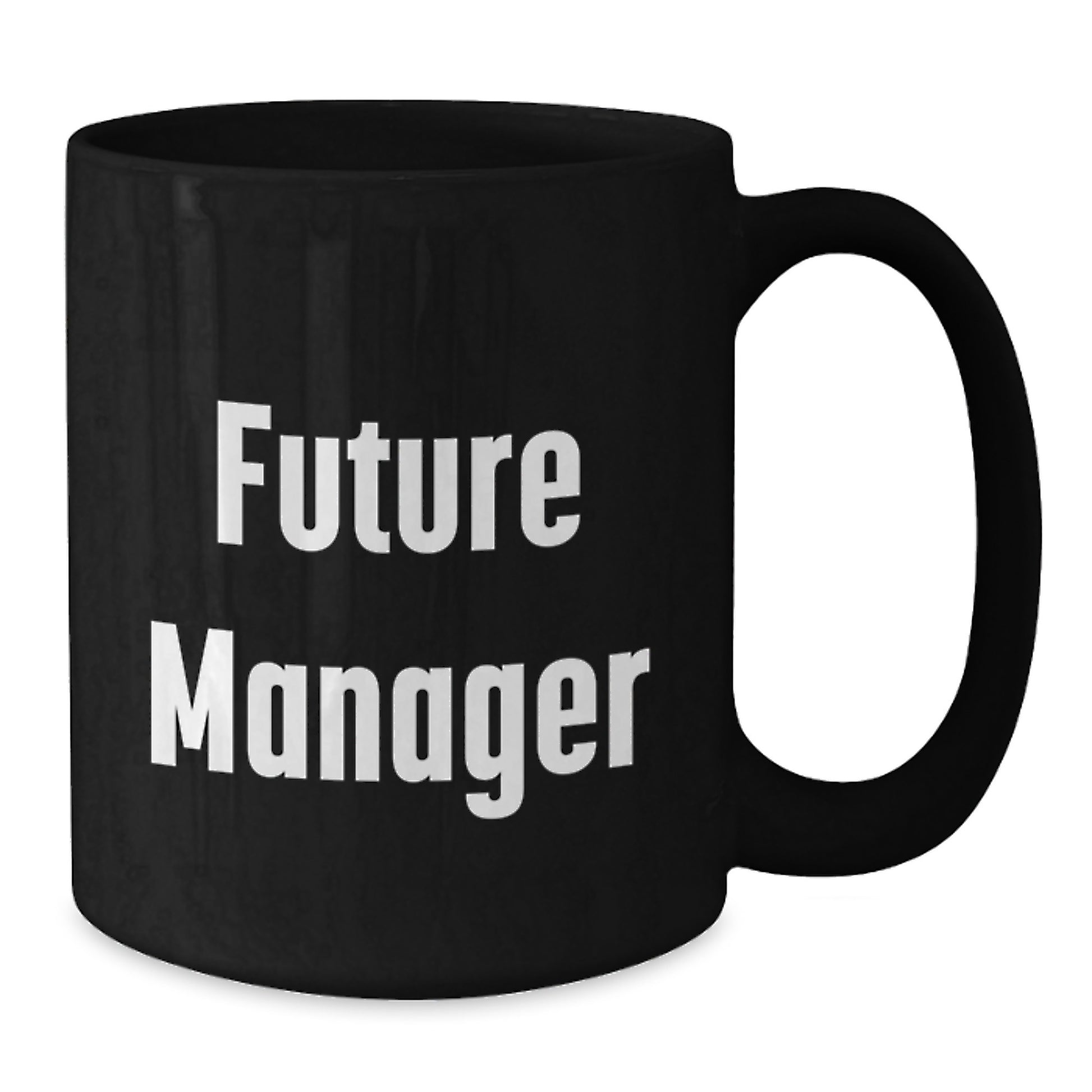 Manager Gifts, Funny Quote, Black Coffee Mug, Graduation Unique Gifts from Friends to Manager - Additional