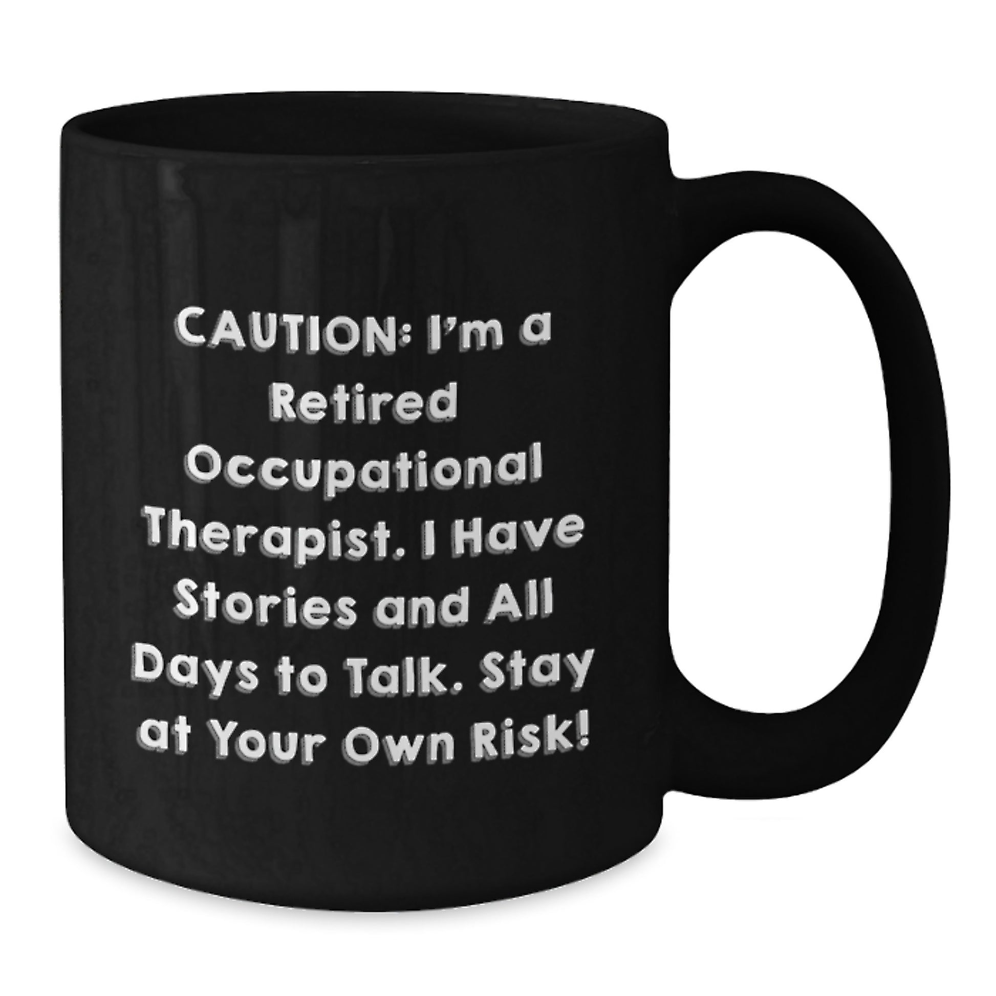 Funny Occupational Therapist Gifts, Black Coffee Mug, Birthday Unique Gifts from Men or Women to Occupational Therapist Friends, Coworkers or Family - Additional