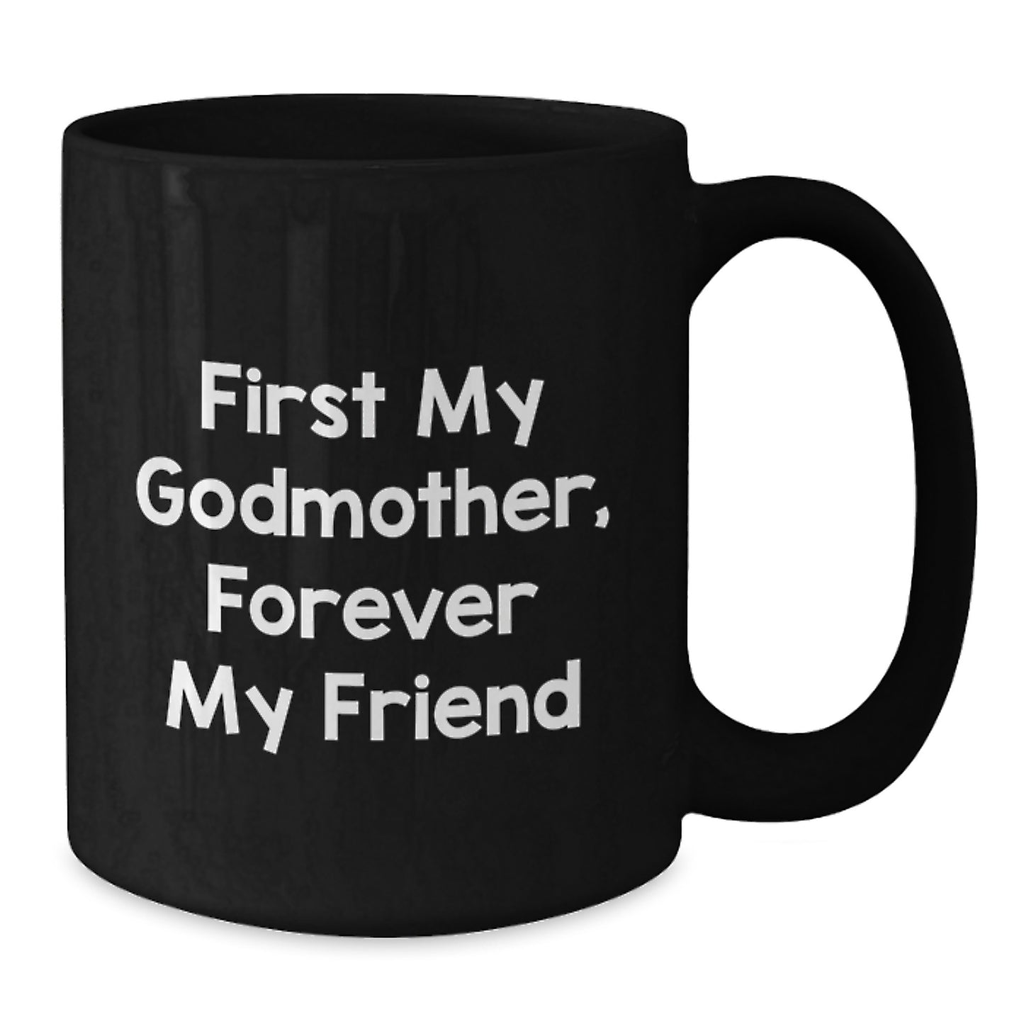 Funny Godmother Gifts, Unique Black Coffee Mugs, Birthday Unique Gifts from Family, Gifts for Godmother - Additional