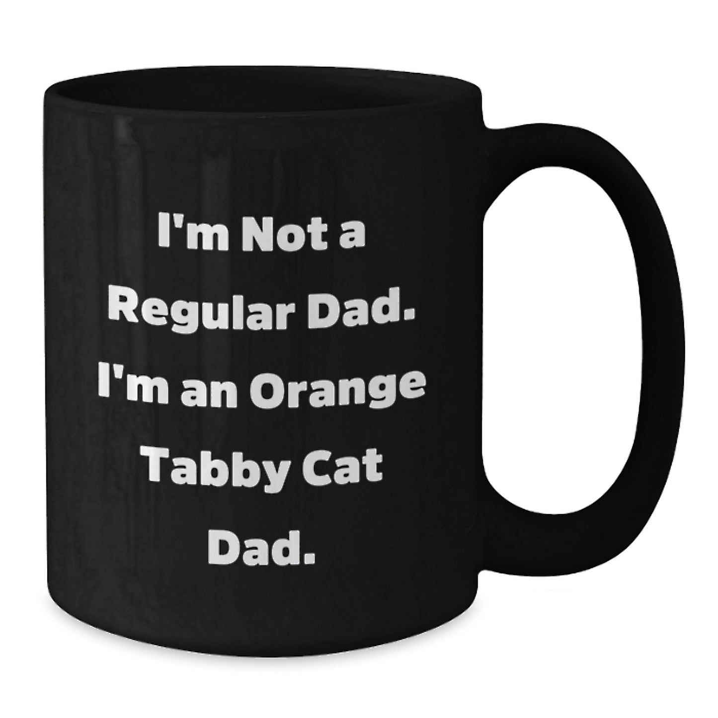 Funny Orange Tabby Cat Dad Coffee Mug Gifts from Mom for Birthday Unique - Additional