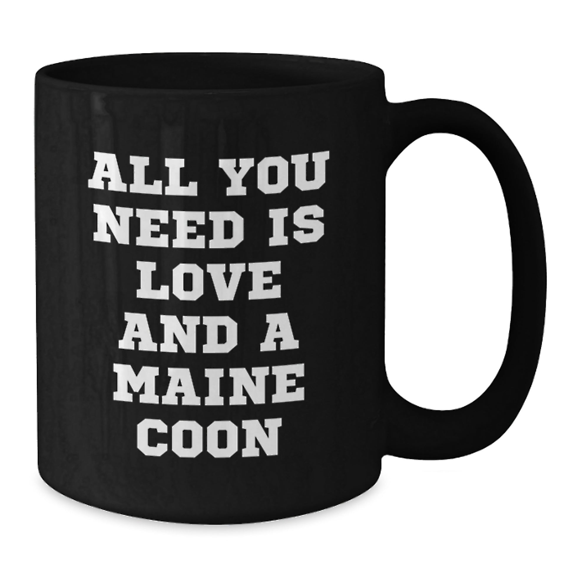 Maine Coon Cat Lovers Gifts, Funny Quote, Black Coffee Mug for Graduation, Gifts from Family, Gifts for Maine Coon Cat Enthusiasts - Additional