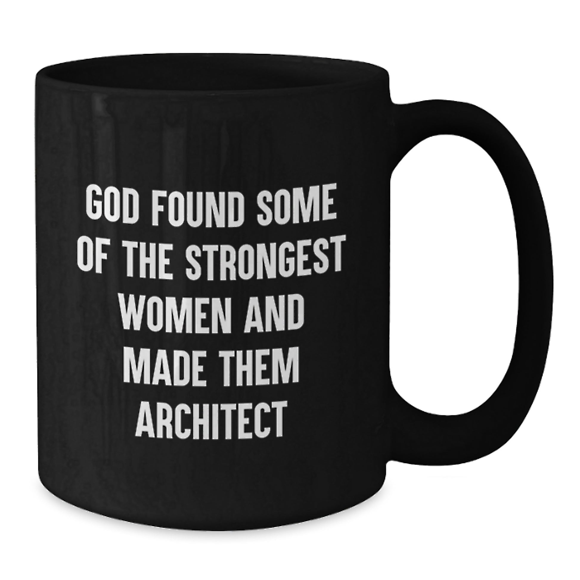 Funny Architect Gifts for Christmas from Men to Women Friends and Family Black Coffee Mug - Additional