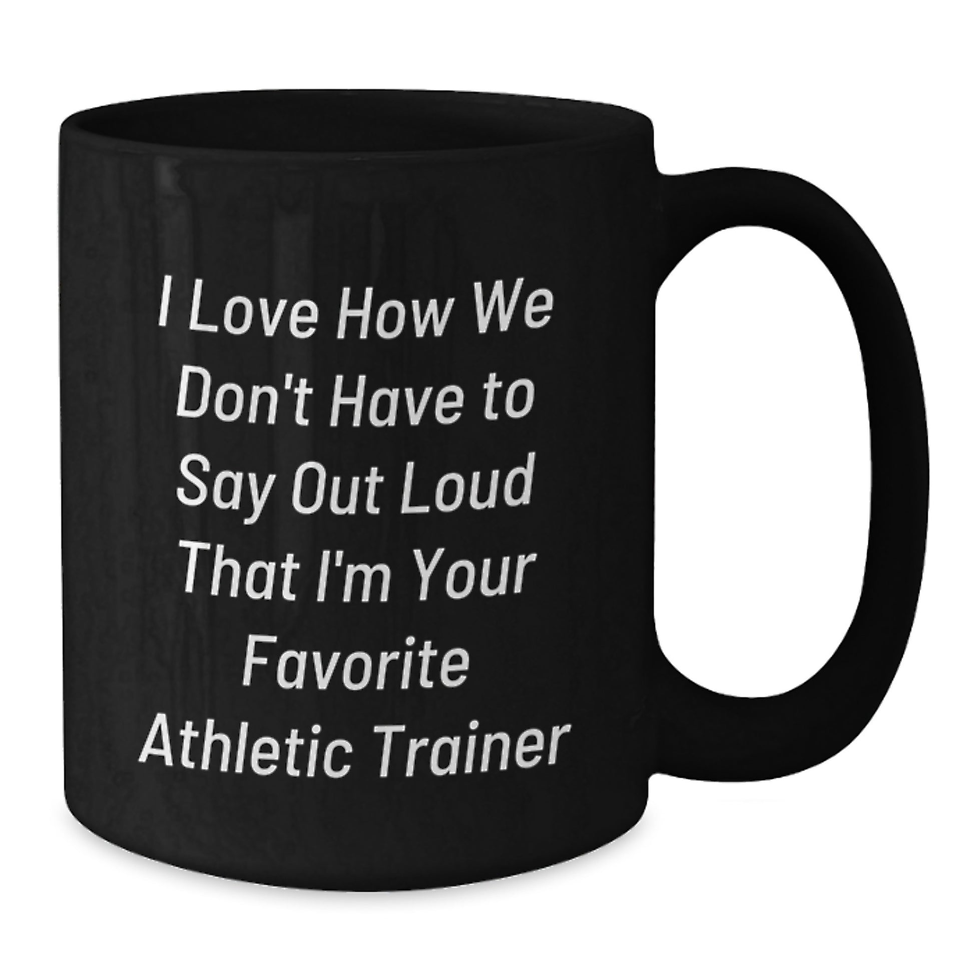 Funny Athletic Trainer Gifts from Friends for Men Women Graduation Unique Black Coffee Mug - Additional