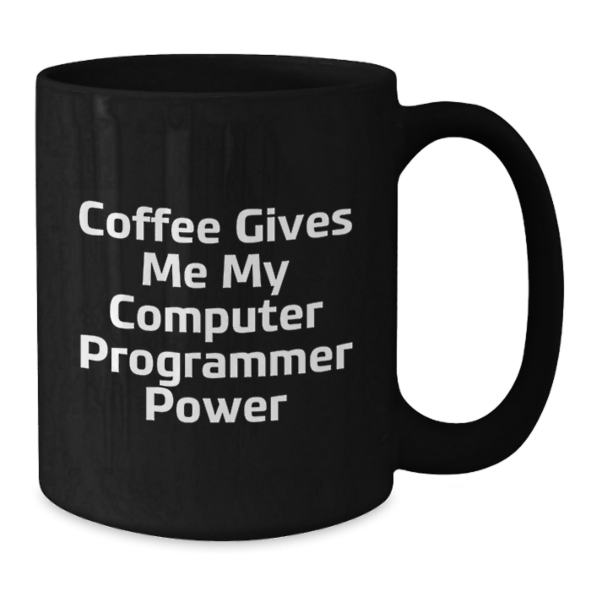 Computer Programmer Funny Black Coffee Mug Gifts from Friends to Family, Christmas Unique Presents for Him, Her, Coworkers, Unique Inspirational Mugs - Additional