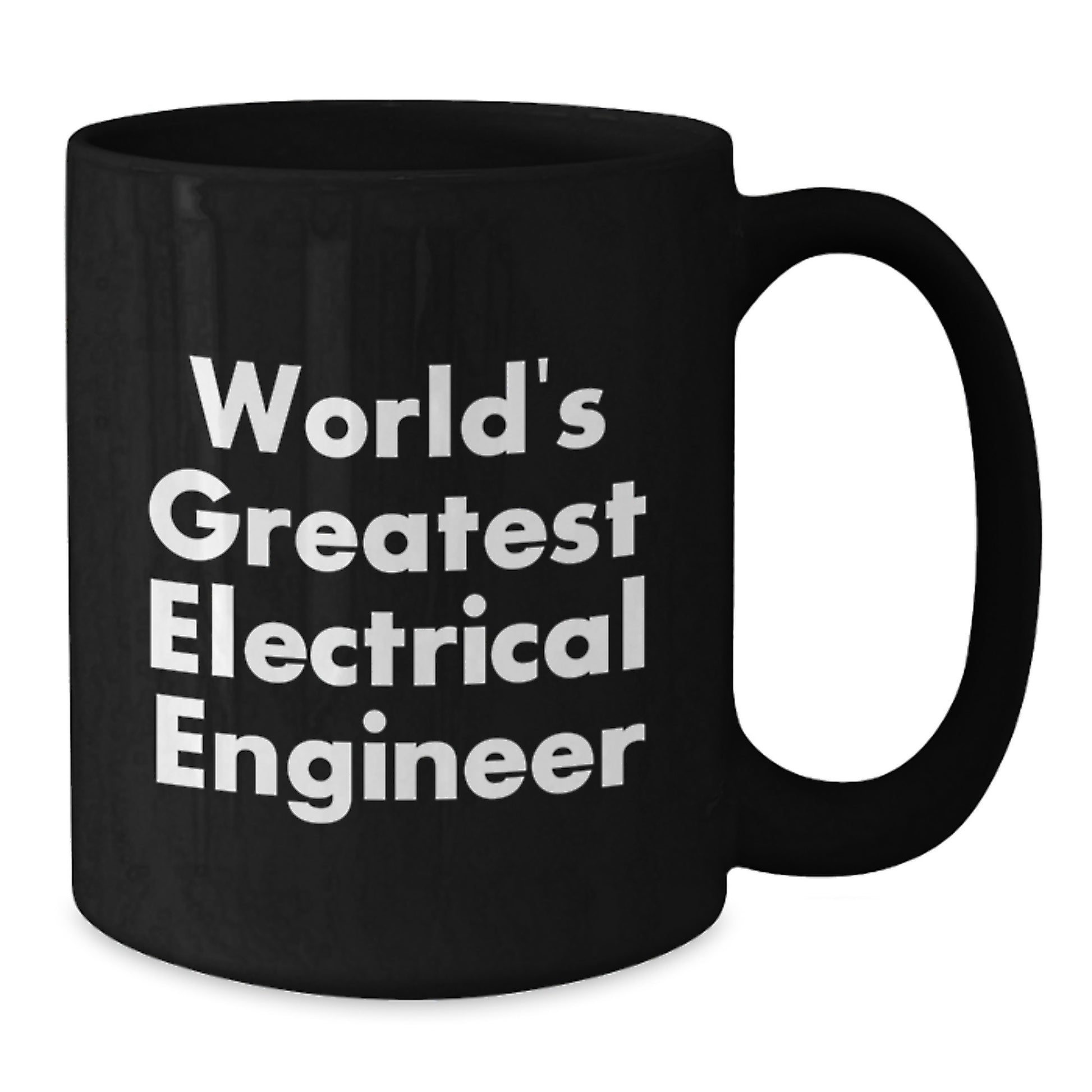 Funny Electrical Engineer Gifts from Men for World's Greatest Mom - Black Coffee Mug - Additional