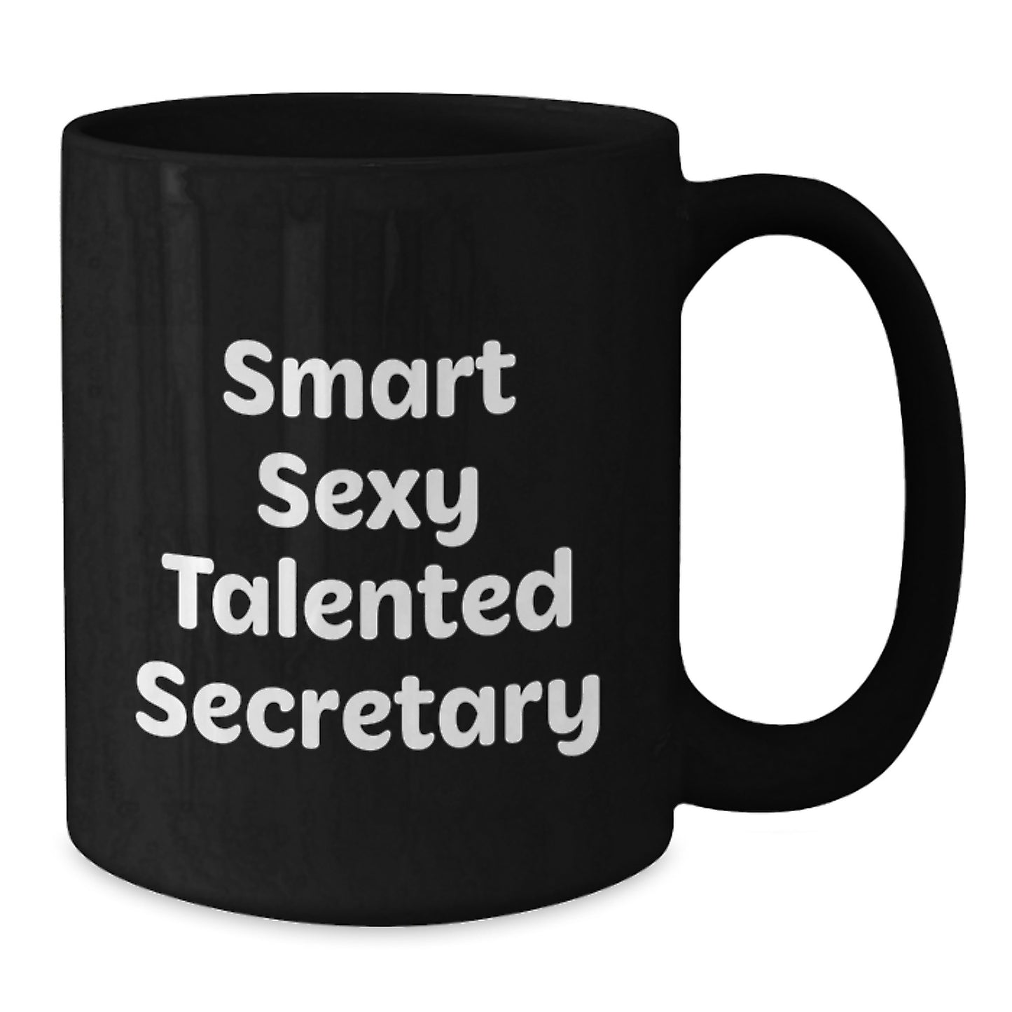 Funny Secretary Quotes Black Coffee Mugs Gifts for Secretary from Friends and Family, Graduation Unique Gifts, 11oz or 15oz Microwave Safe - Additional