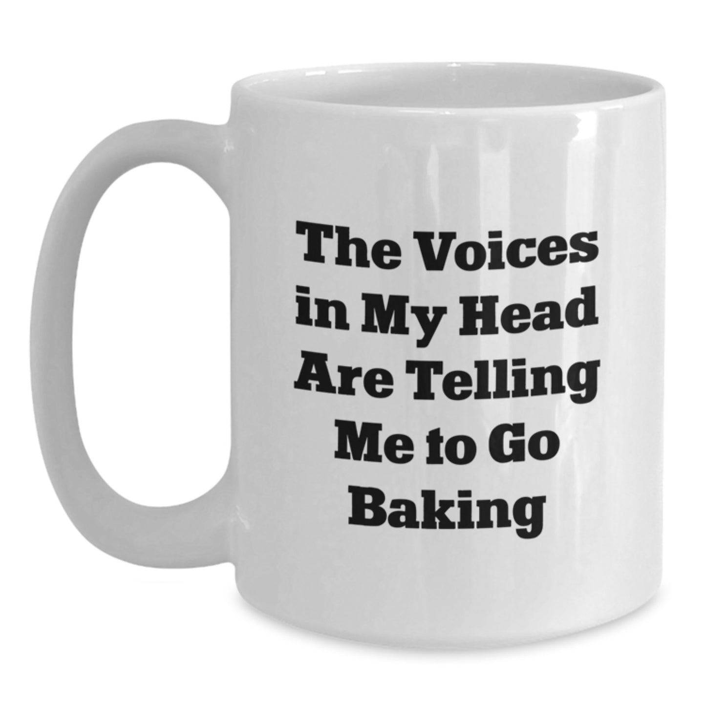 Funny Baking Mug Gifts from Friends, Family, or Coworkers, White Coffee Mug for Christmas Unique Presents - Main
