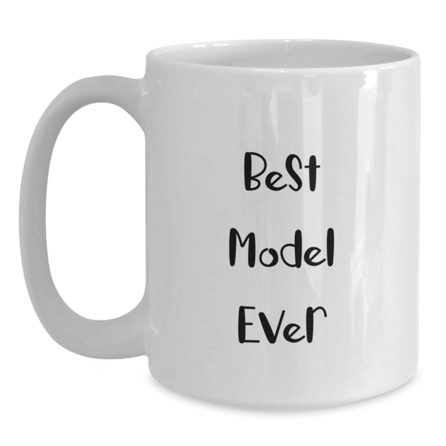 Funny Model White Coffee Mug Gifts from Friends for Birthday Unique Model Lover - Main
