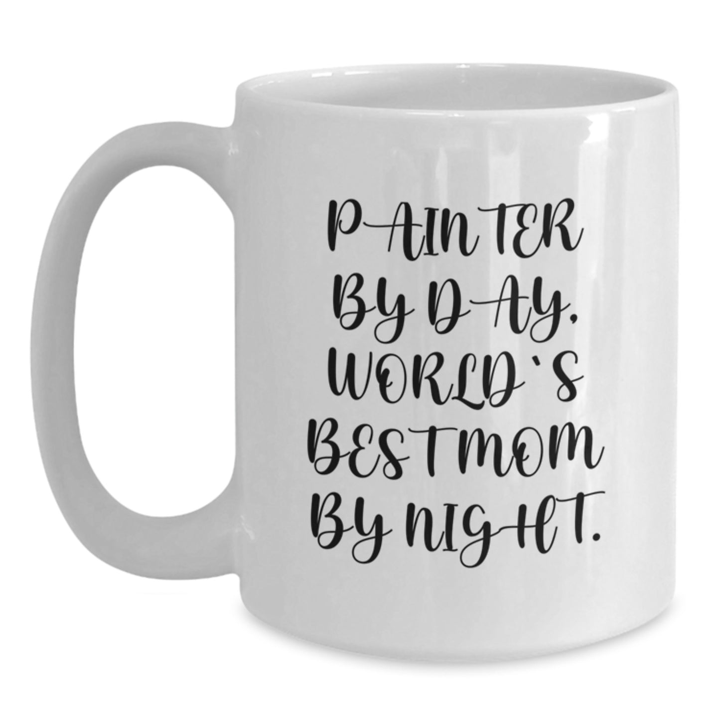 Funny Painter Gifts from Mom to Her Favorite World's Best Painter Daughter - White Coffee Mug for Christmas - Main