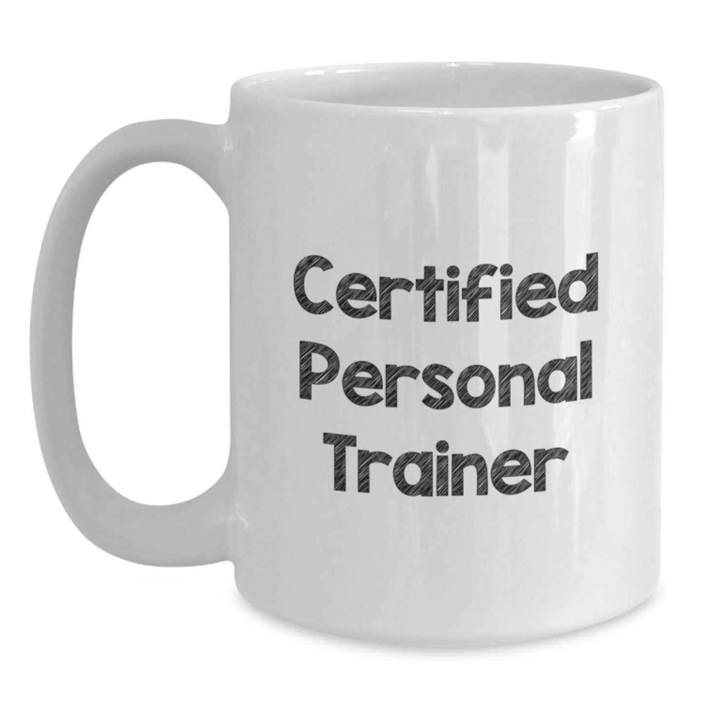 Gifts from a Personal Trainer, Funny Quote, White Coffee Mug, Perfect for Christmas Morning - Main