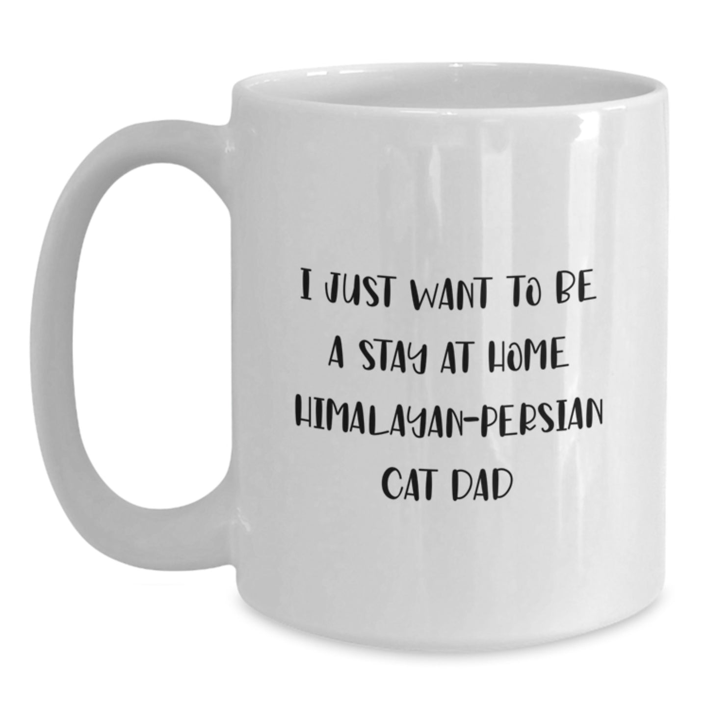 Himalayan-Persian Cat Dad Gifts from Family for Men and Friends - Funny White Coffee Mug for Birthday Unique Gifts - Main