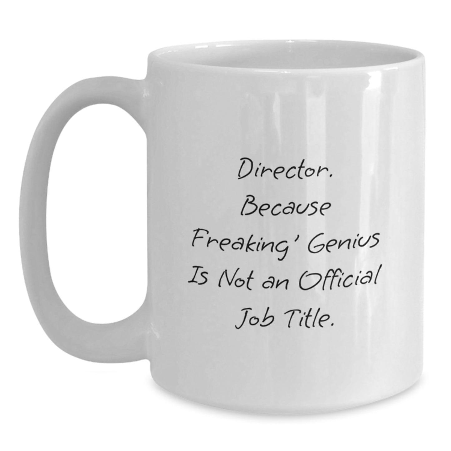 Funny Director Gifts from Friends, White Coffee Mugs for Directors, Graduation Unique Gifts for Him - Main
