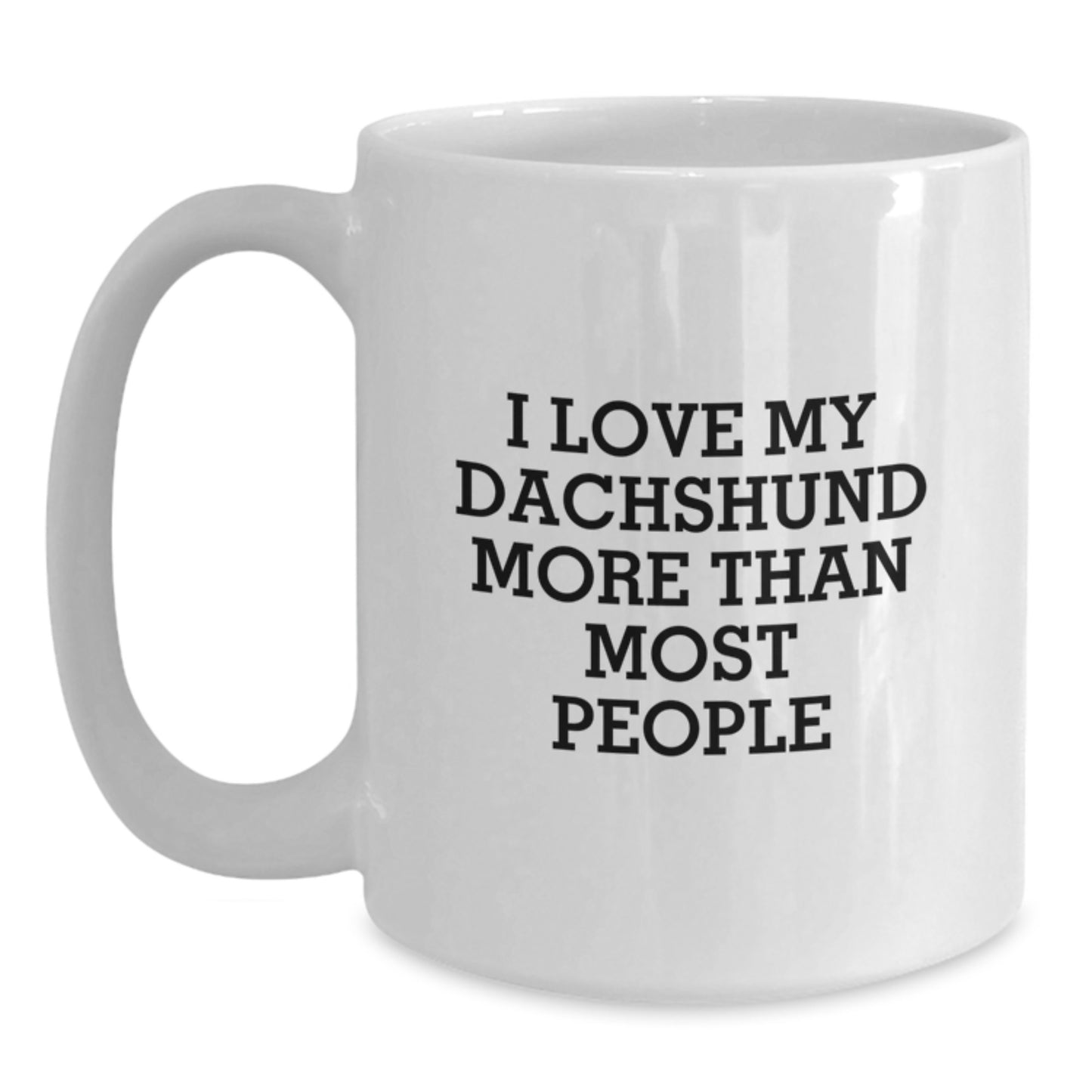 Funny Dachshund Dog White Coffee Mug Gifts for Men, Gifts from Family, Birthday Unique - Main