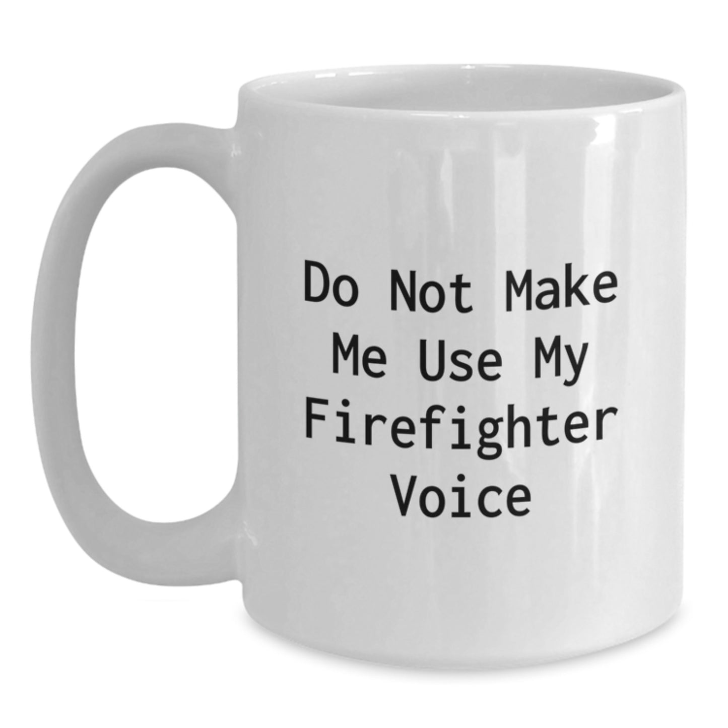 Funny Firefighter Gifts for Firefighter Friends from Friends Unique White Coffee Mug for Firefighter - Main