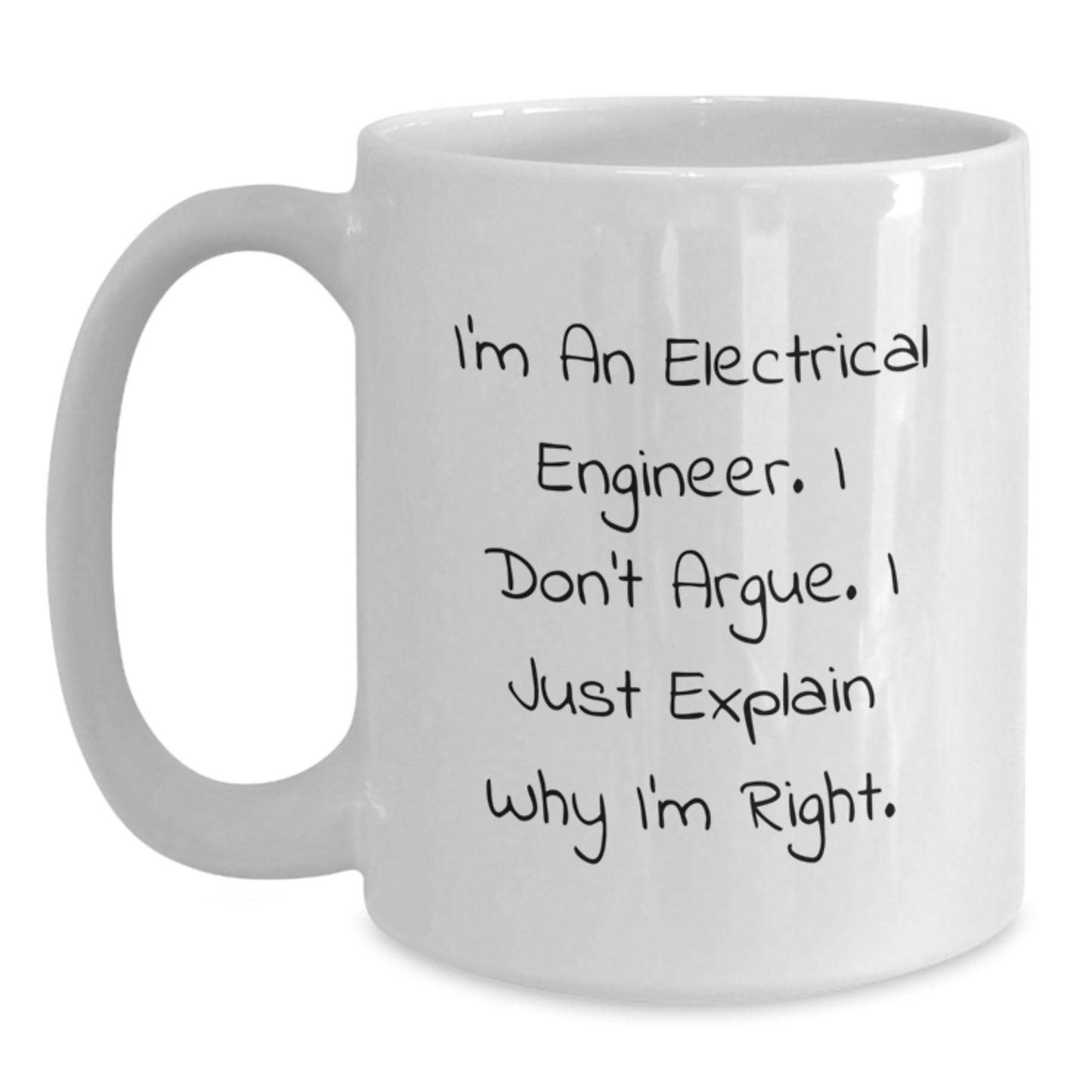 Funny Electrical Engineer Gifts from Men to Women - Electrical Engineer White Coffee Mug for Mother's Day Unique - Main