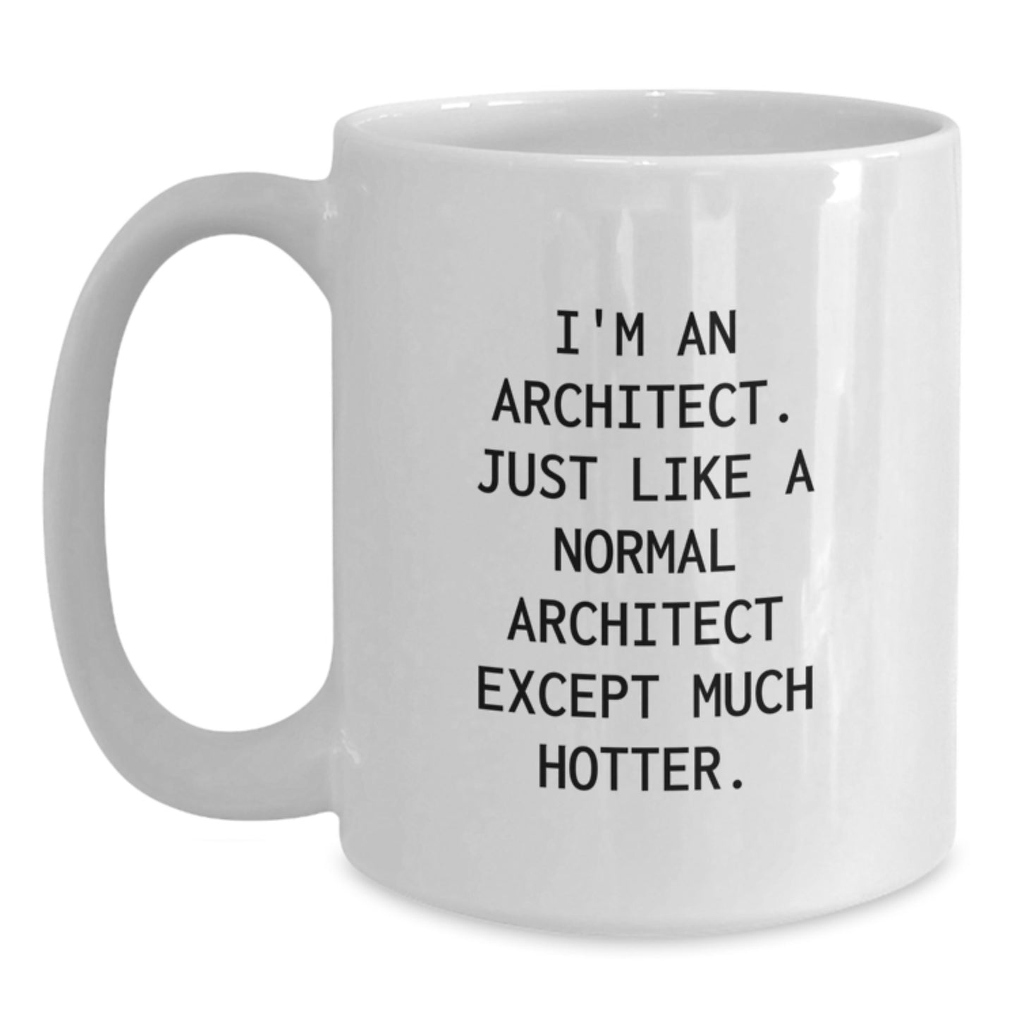 Funny Architect White Coffee Mugs for Men - I'm An Architect Gifts from Dad for Father's Day - Main