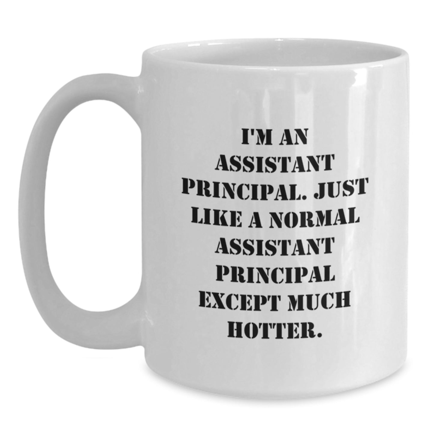 Funny Assistant Principal White Coffee Mug Gifts from Friends for Men on Father's Day Unique - Main