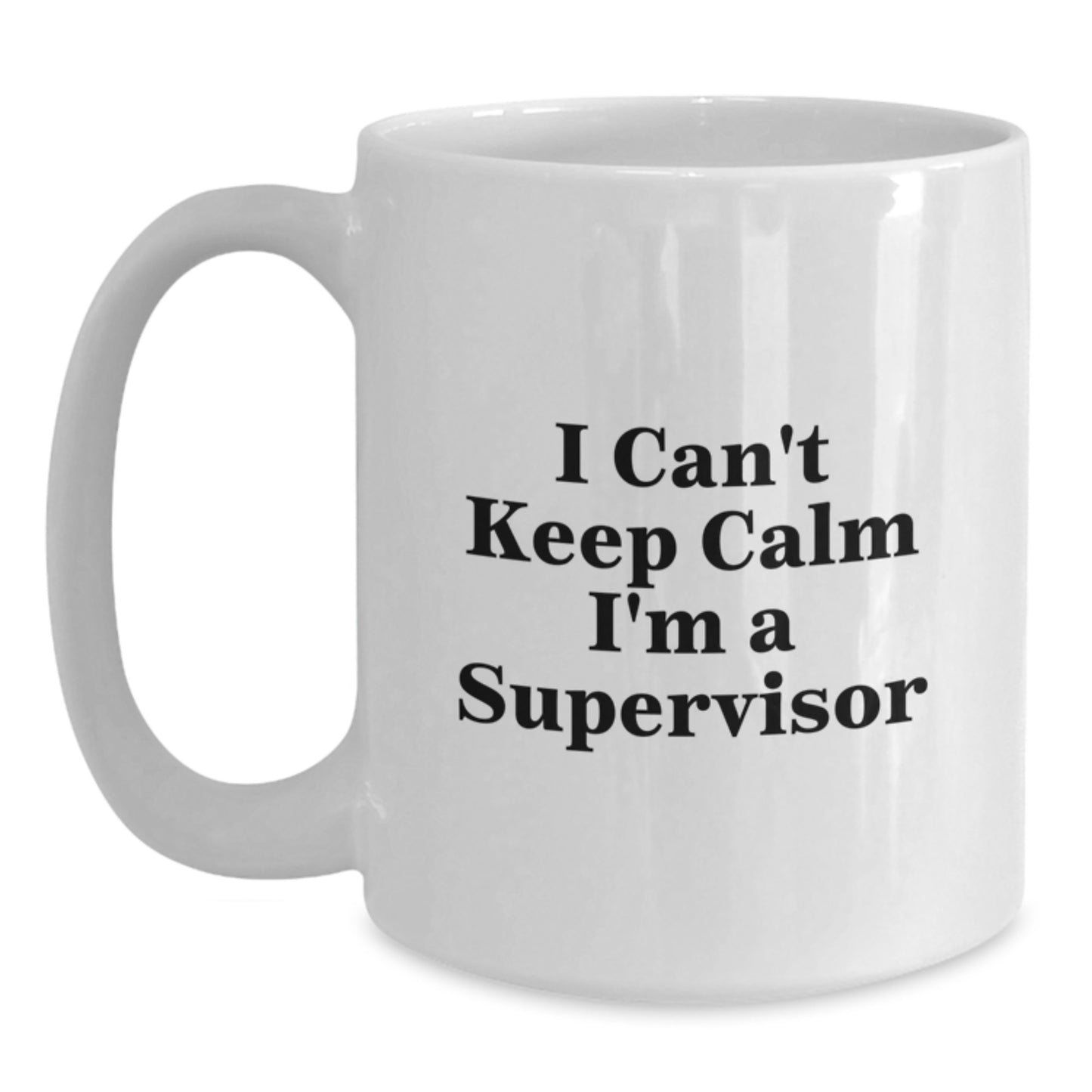 Funny Supervisor White Coffee Mugs Gifts from Friends for Men on Christmas Unique - Main
