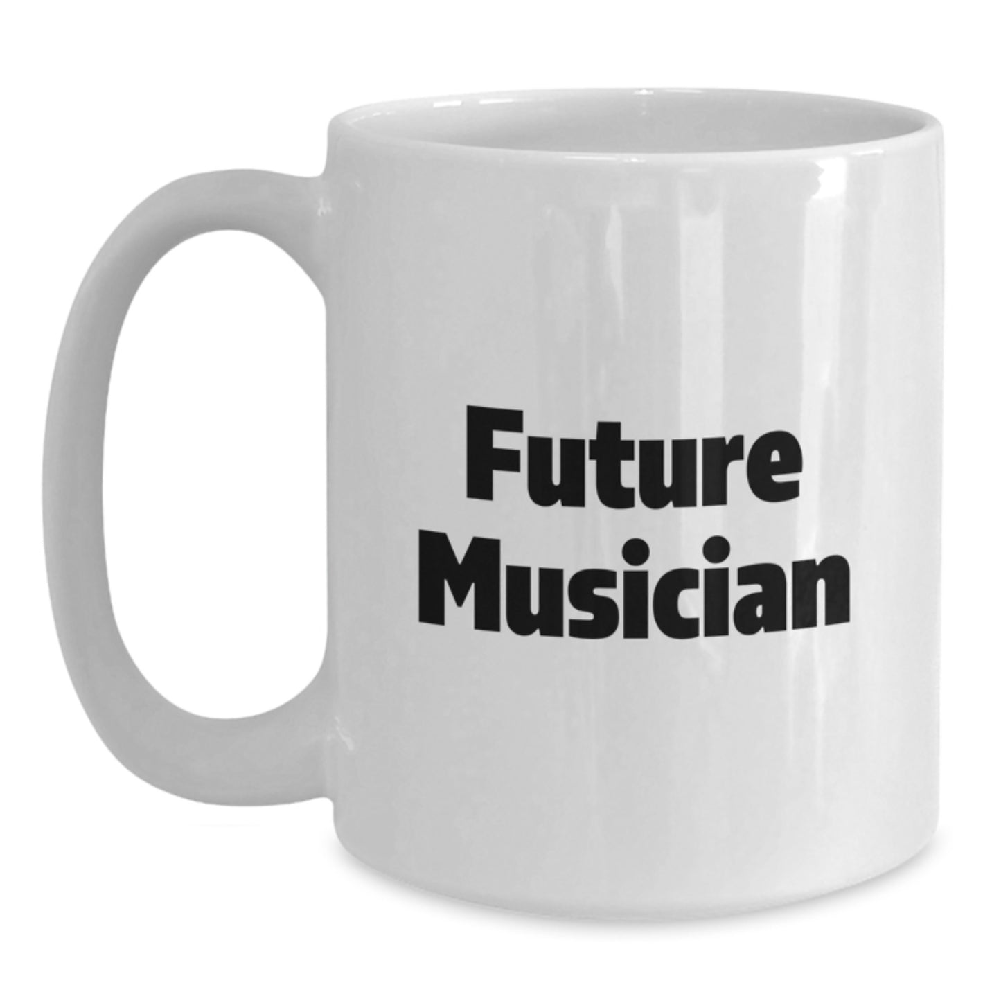 Funny Musician Gifts from Friends for Future Musician Graduation, 'You're a Melody Away from Success' Quote on White Coffee Mug, 11oz or 15oz Capacity, Ceramic, Microwave and Dishwasher Safe - Main