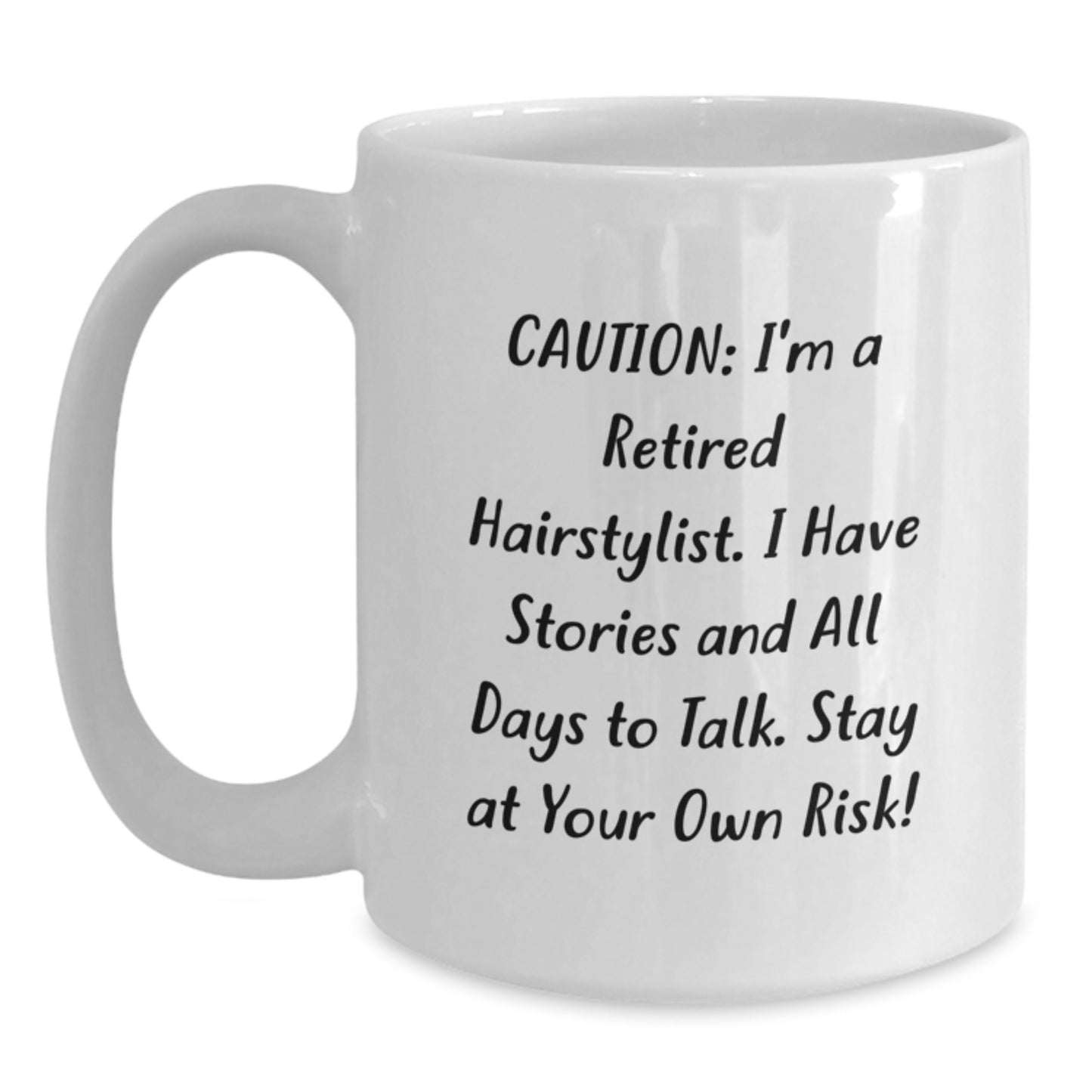 Funny Hairstylist Gifts for Christmas - White Coffee Mug from Friends - Main