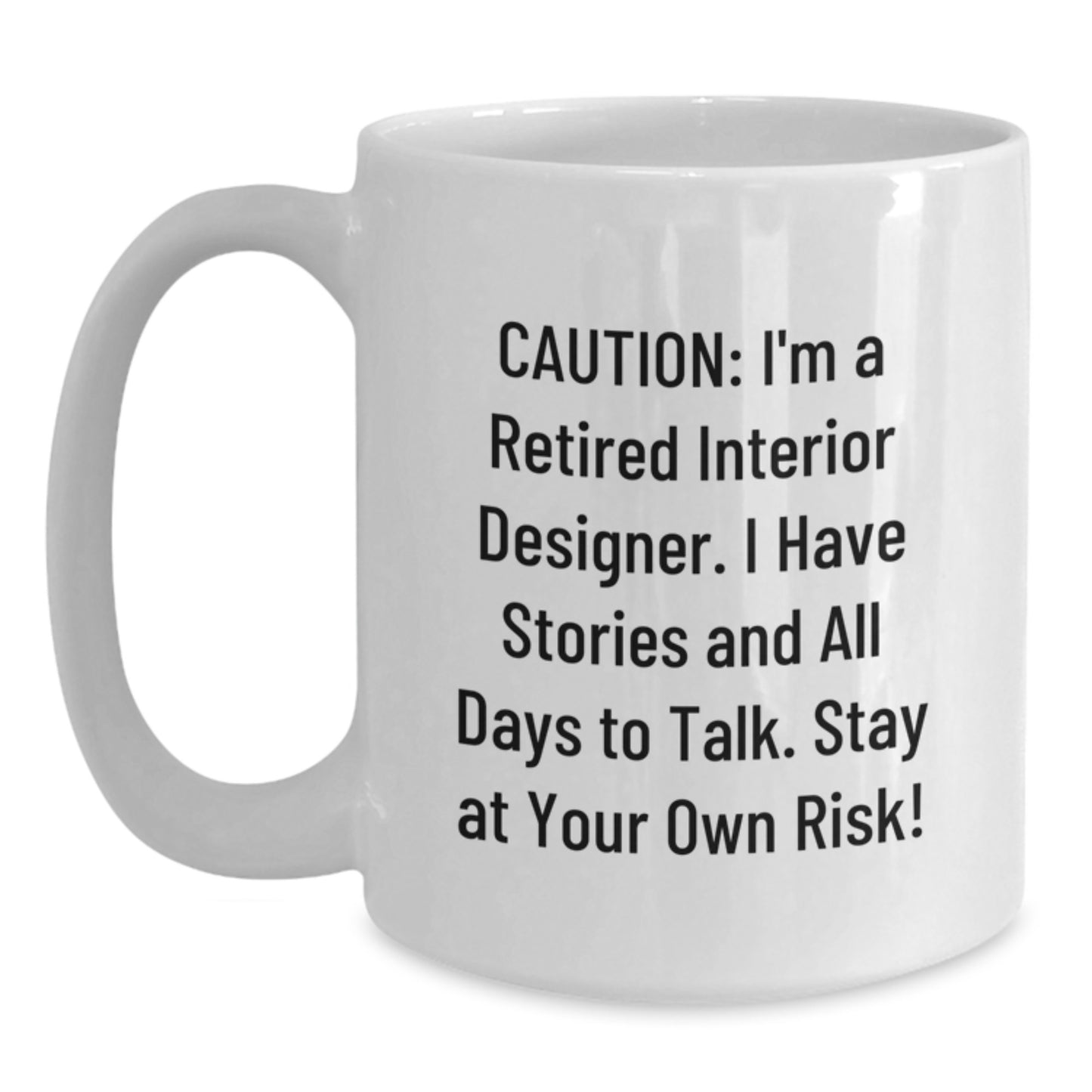 Funny Interior Designer White Coffee Mug Gifts from Friends to Interior Designer at Christmas - Main