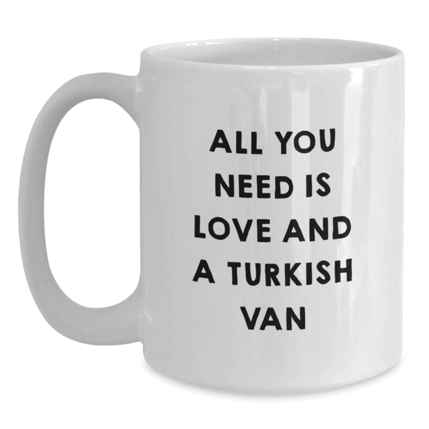 Funny Turkish Van Cat Gifts for Men, Unique Birthday Unique Gifts from Friends - Main